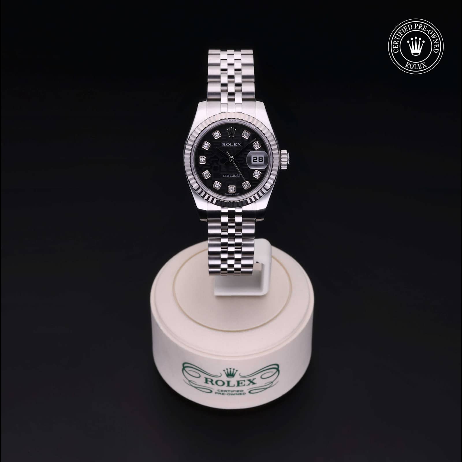 Rolex Lady-Datejust in Steel, 179174G - Bucherer