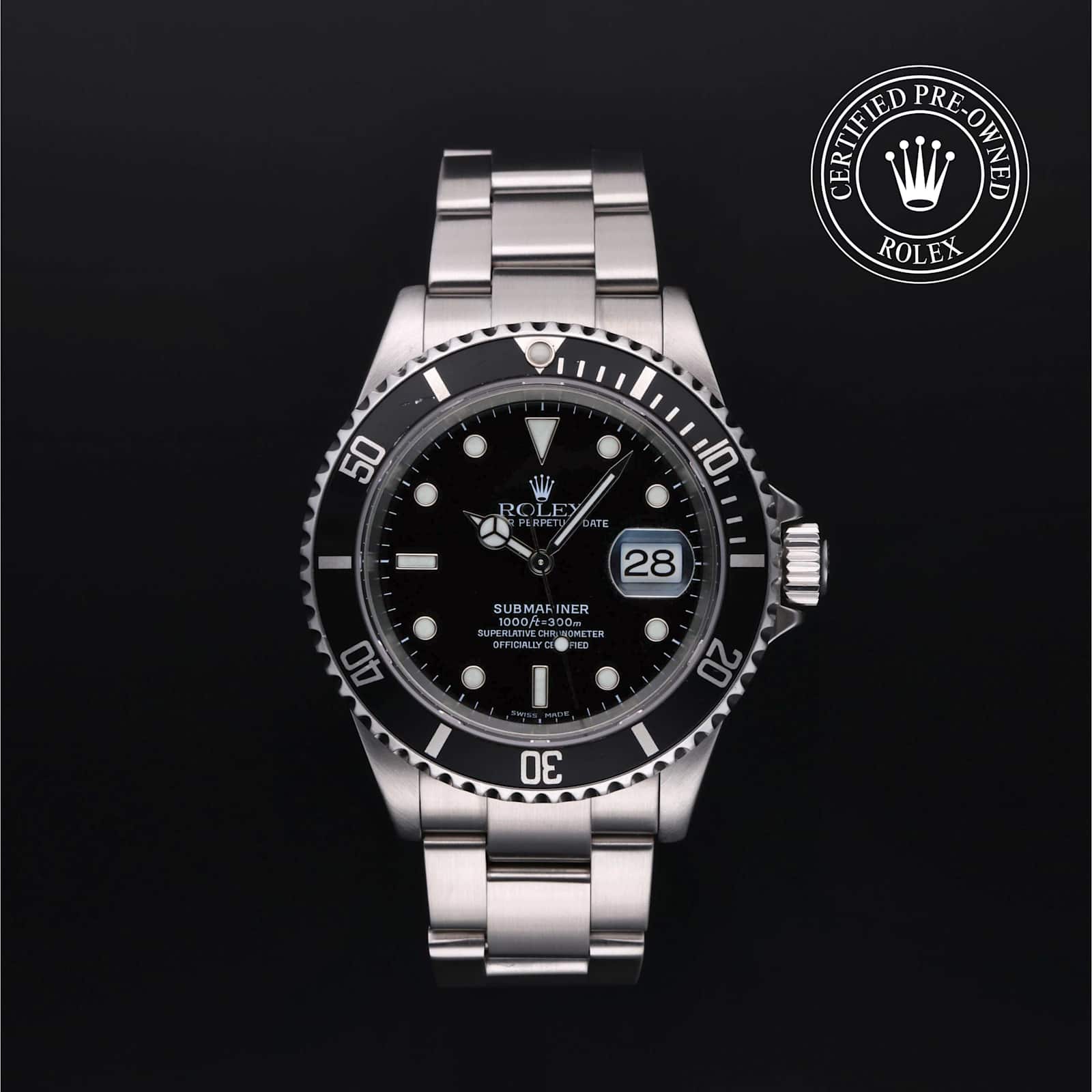 Rolex Submariner Date in Steel, 16610LN - Bucherer