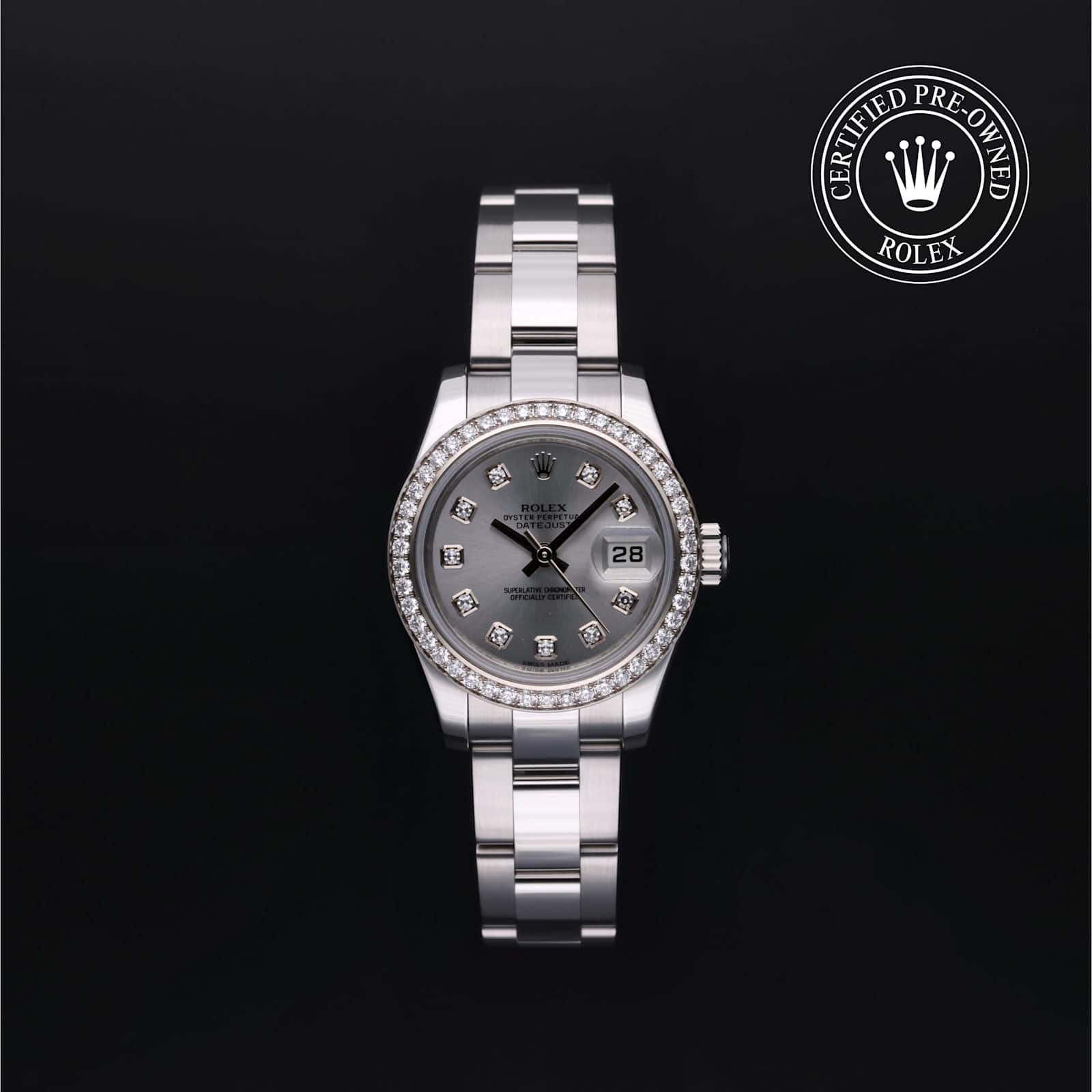 Rolex Lady-Datejust in Steel, 179384G - Bucherer