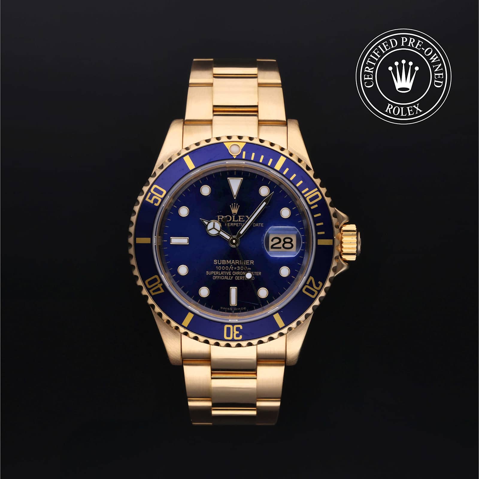 Rolex Submariner Date in Yellow Gold, 16618T - Bucherer