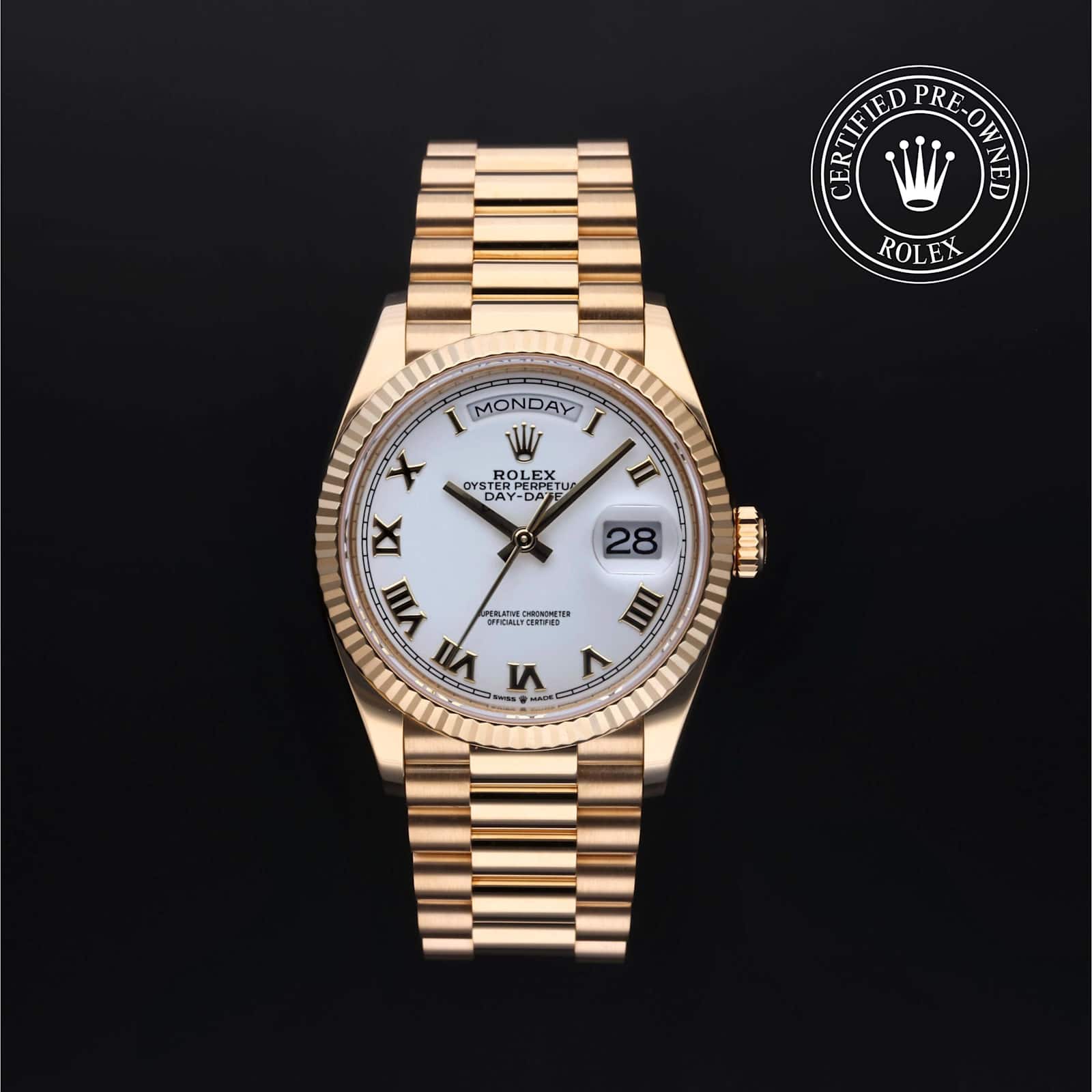 Rolex Day-Date in Yellow Gold, 128238 - Bucherer