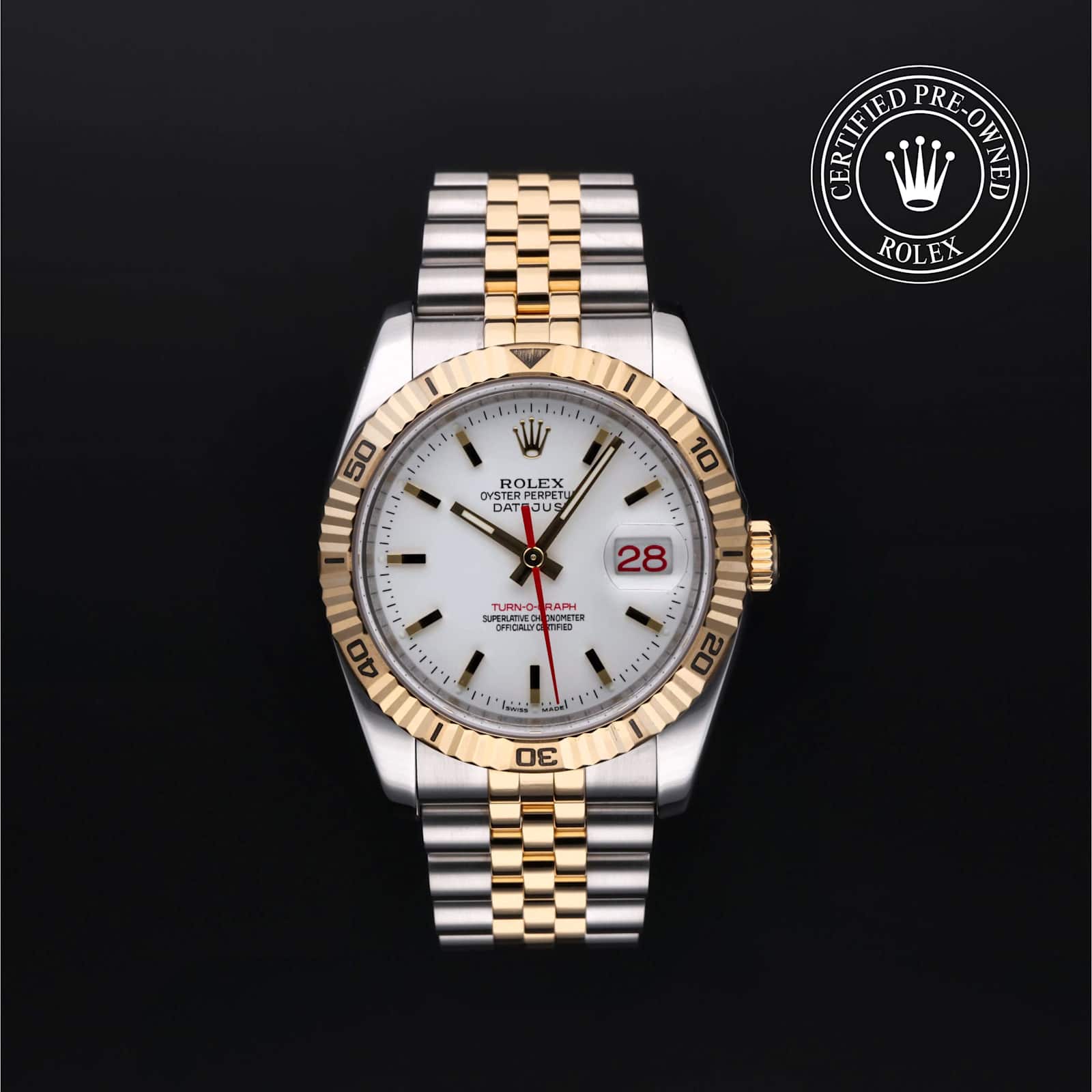 Rolex Turn-O-Graph in Bicolor, 116263 - Bucherer