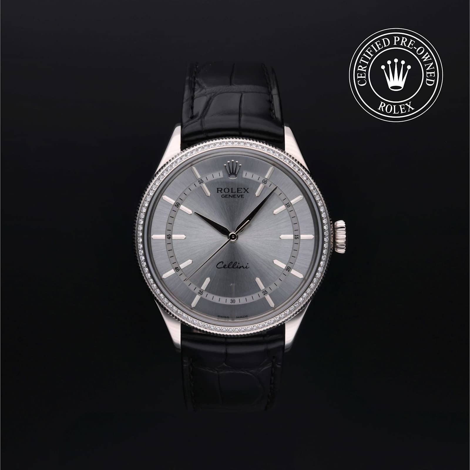 Rolex Cellini in White Gold, 50609RBR - Bucherer