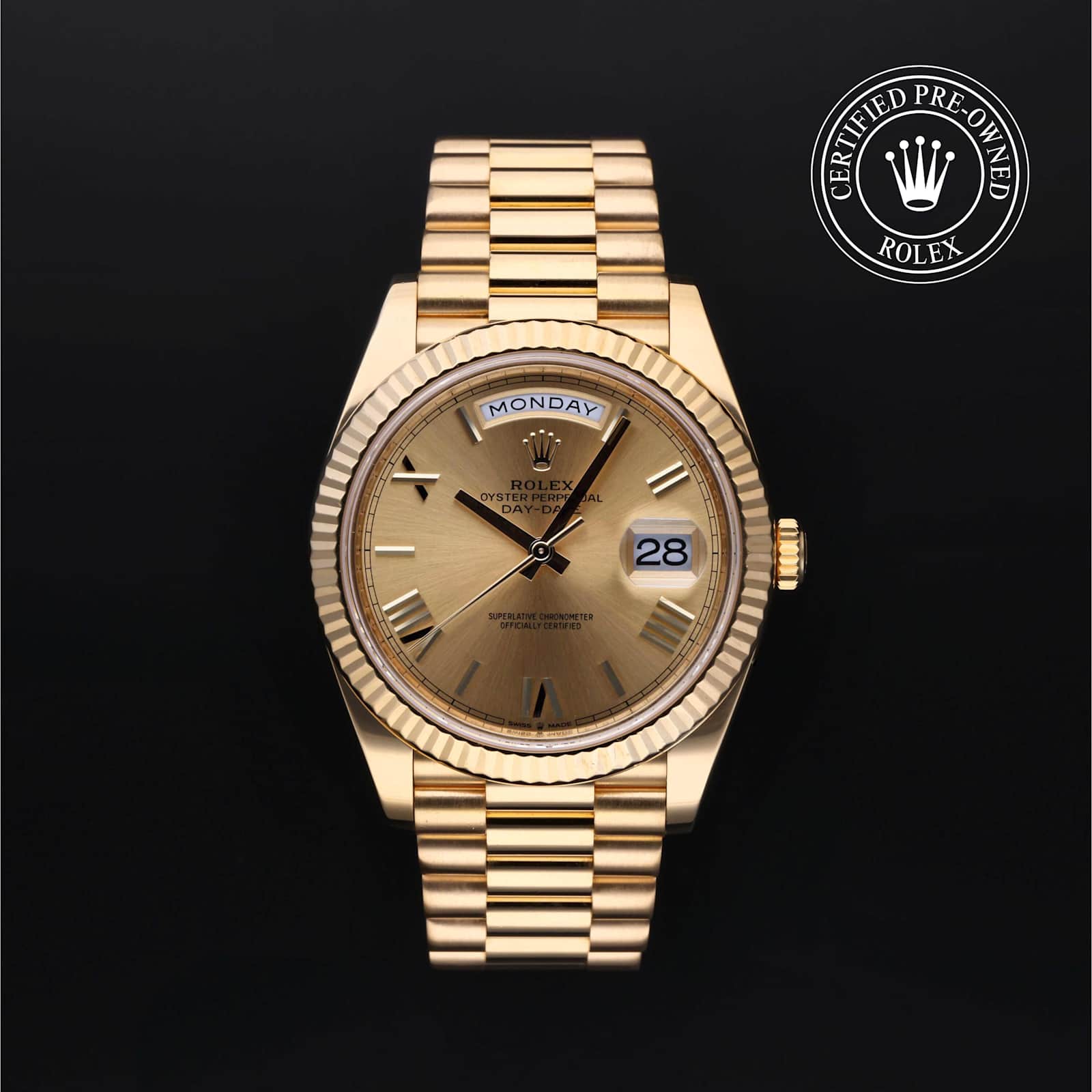 Rolex Day-Date in Yellow Gold, 228238 - Bucherer