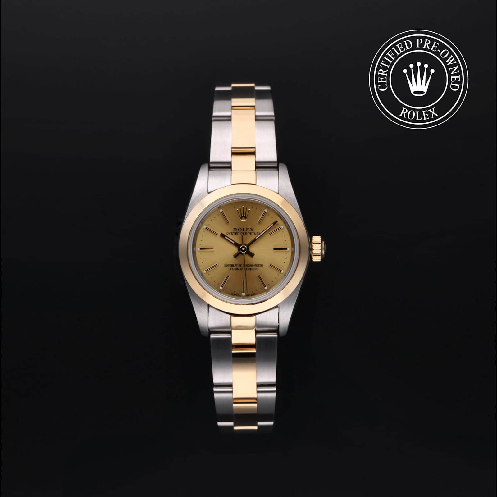 Rolex Oyster Perpetual in Bicolor, 76183 - Bucherer