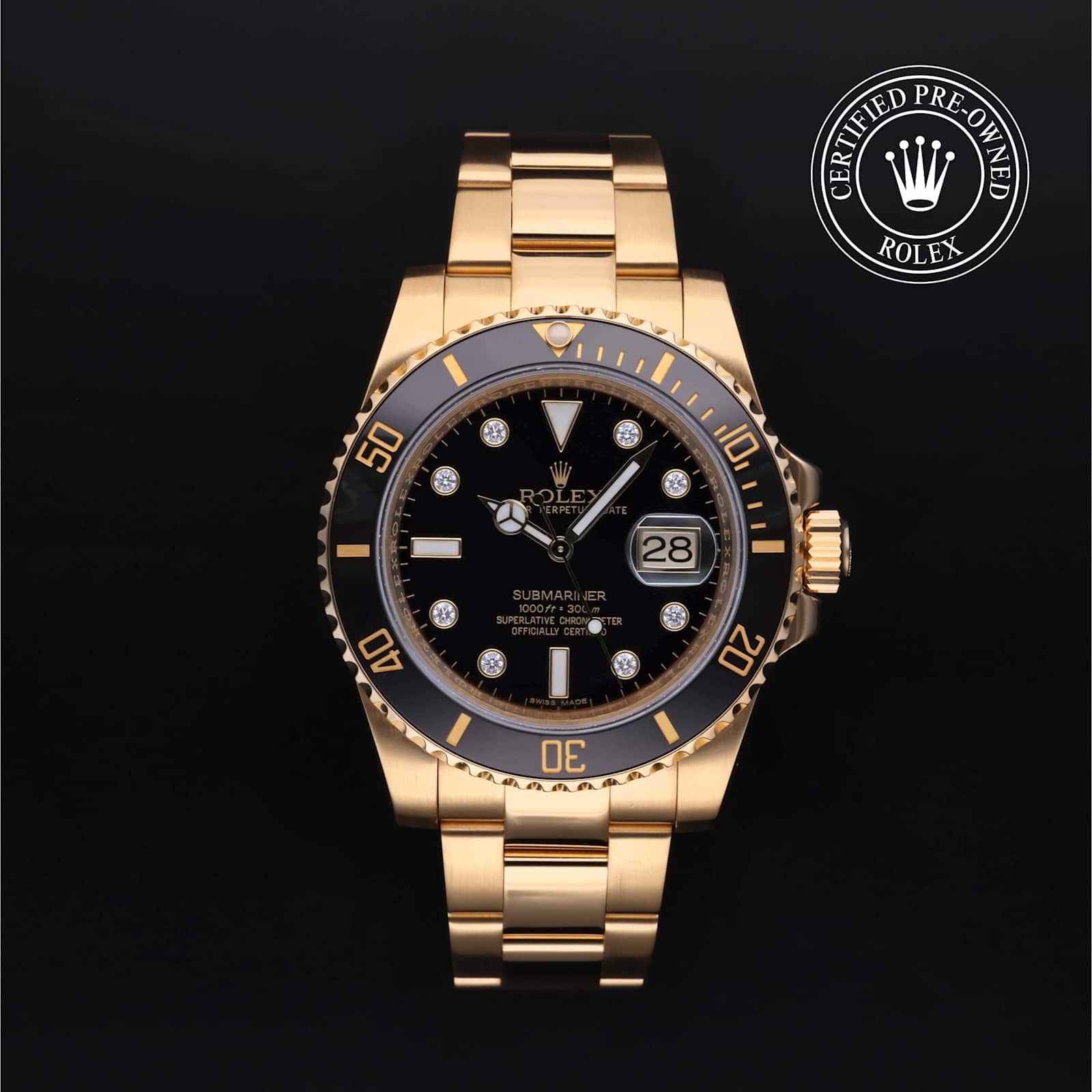Rolex Submariner Date in Yellow Gold, 116618 - Bucherer