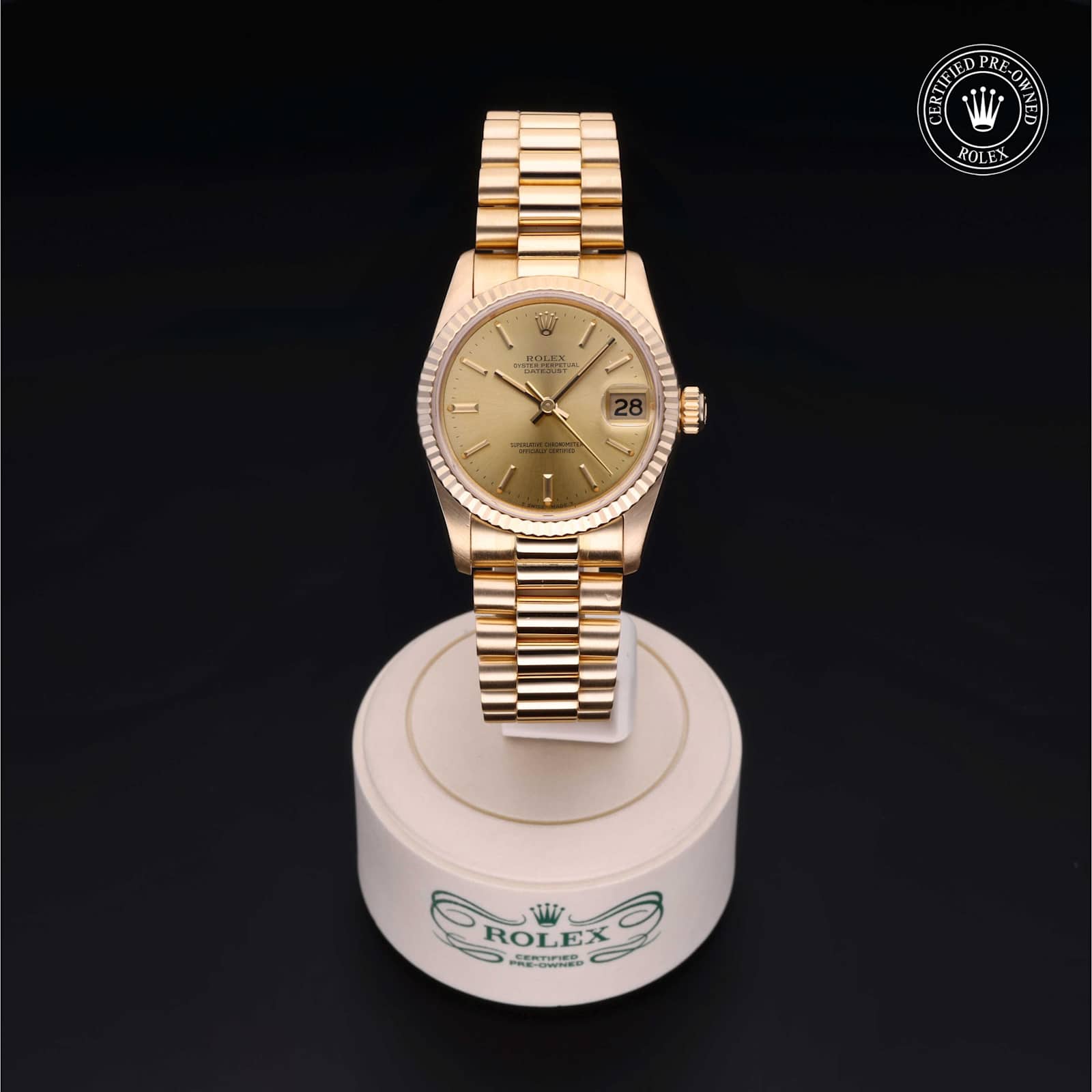 Rolex Datejust in Yellow Gold, 68278 - Bucherer