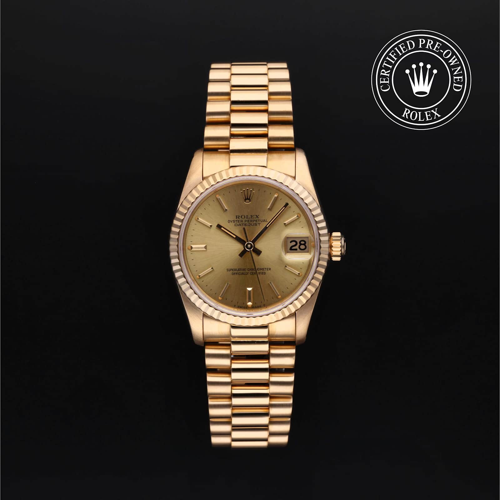 Rolex Datejust in Yellow Gold, 68278 - Bucherer