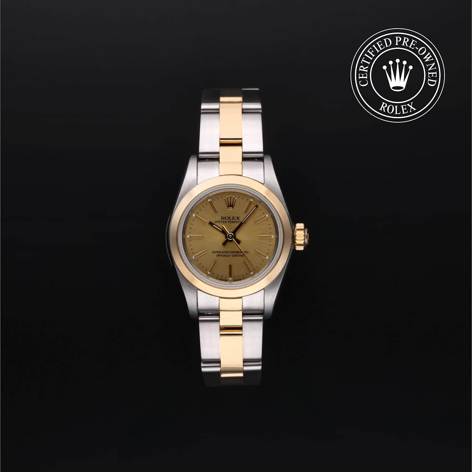 Rolex Oyster Perpetual in Bicolor, 67183 - Bucherer