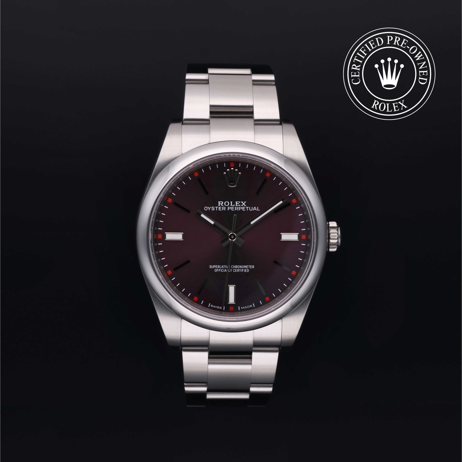 Oyster Perpetual  Certified Pre-Owned