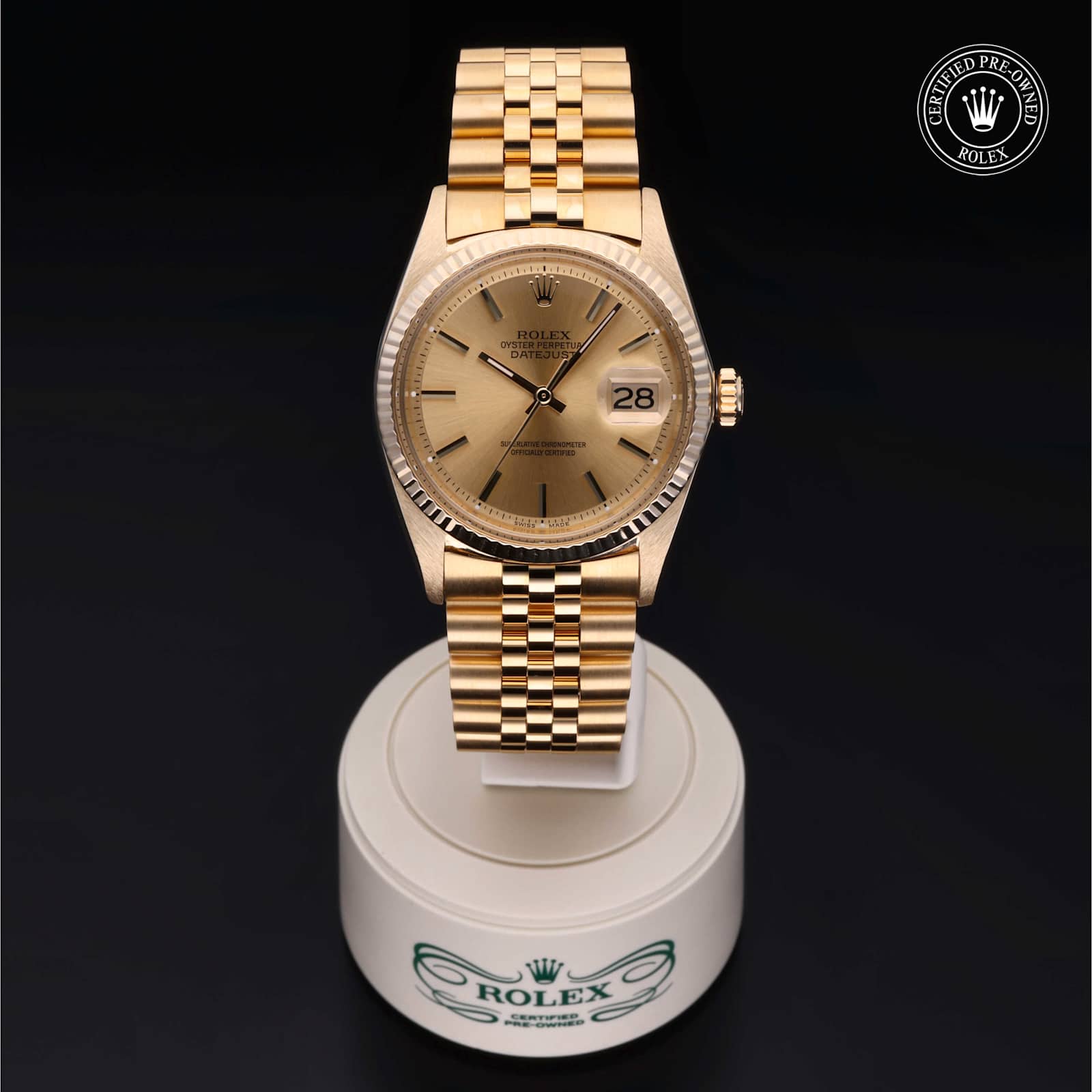 Rolex Datejust en Or Jaune, 1601 - Bucherer