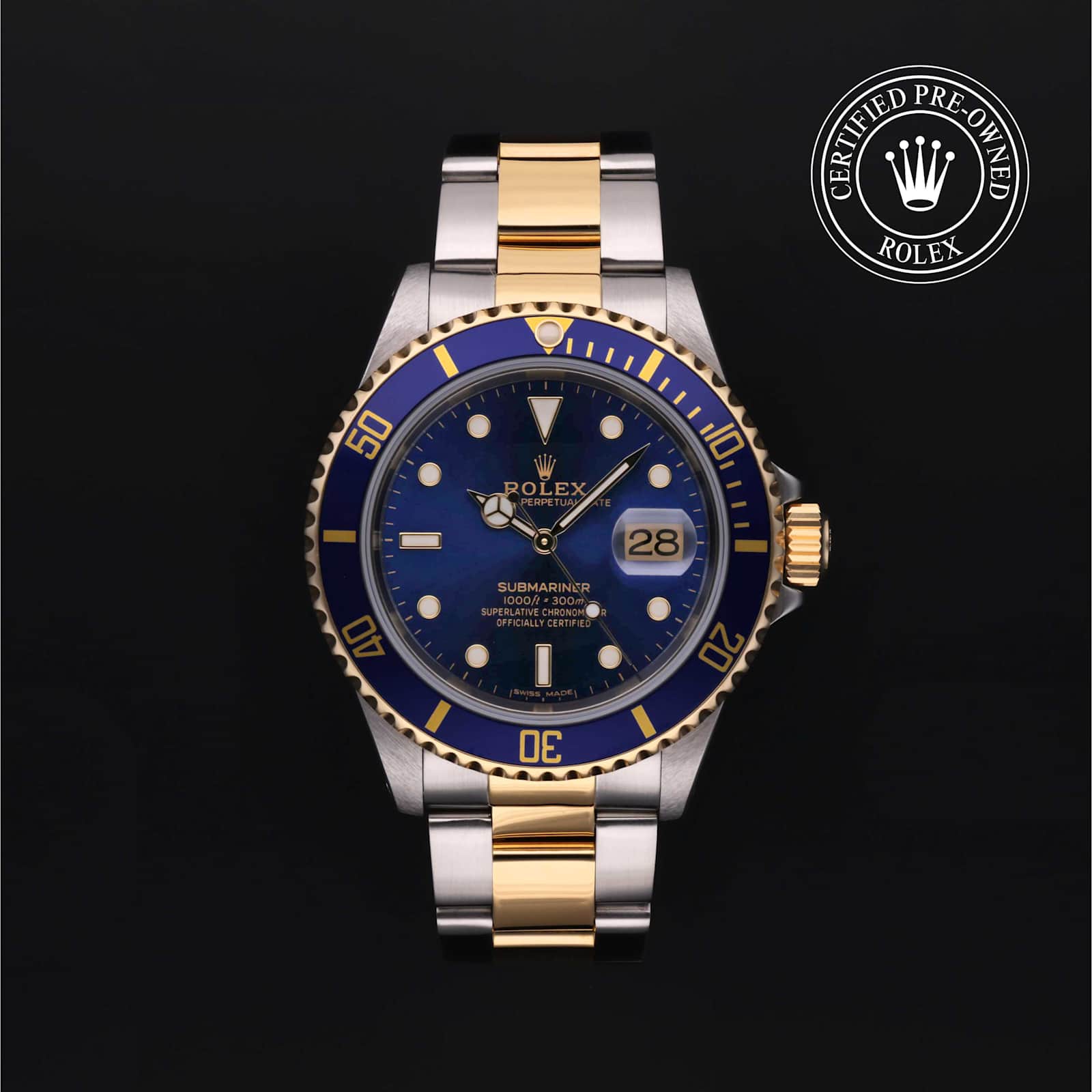 Rolex Submariner Date in Bicolor, 16613 - Bucherer