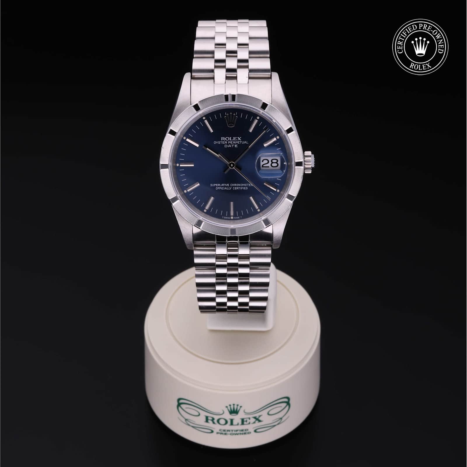 Rolex Date in Stainless steel, 15210 - Bucherer