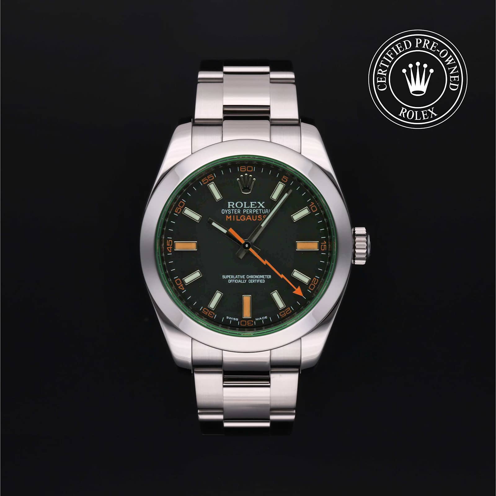 Rolex Milgauss in Stainless steel, 116400 - Bucherer