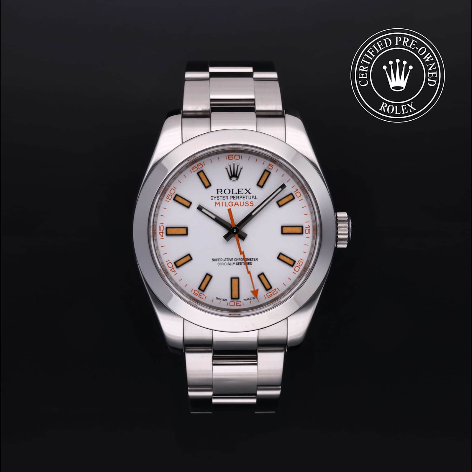 Rolex Milgauss in Stainless steel, 116400 - Bucherer