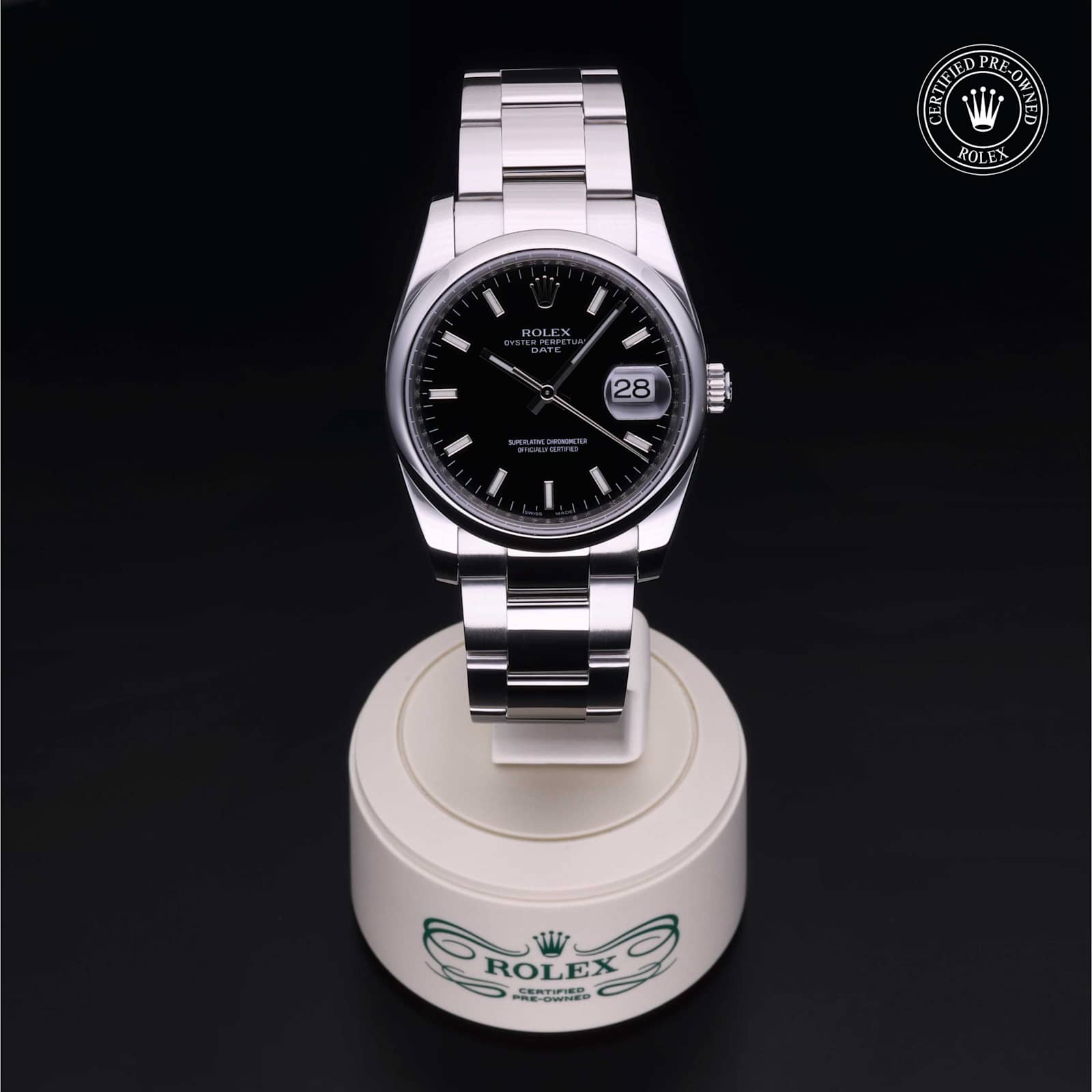 Rolex Date in Stainless steel, 115200 - Bucherer