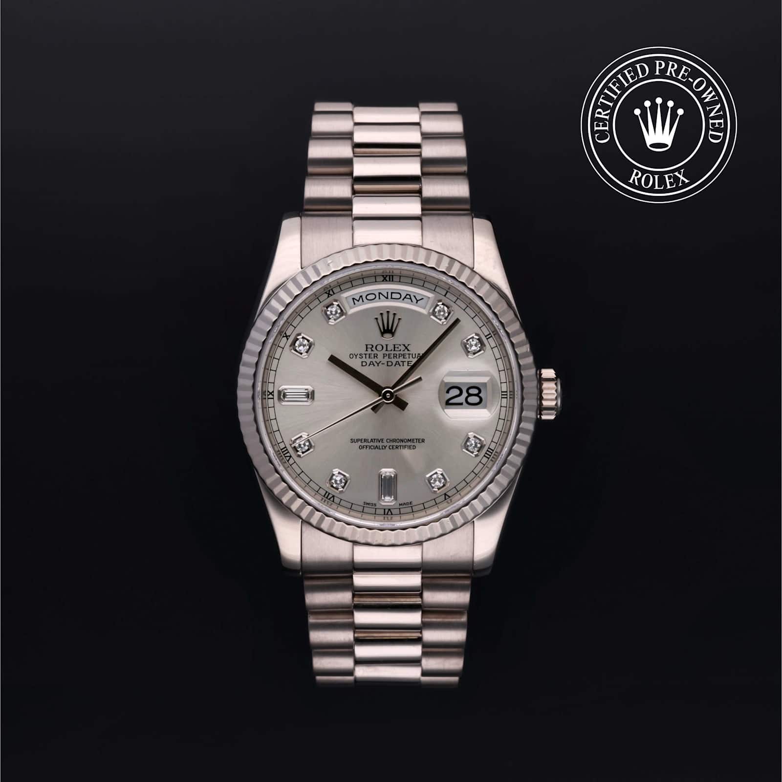 Rolex Day-Date in White Gold, 118239 - Bucherer
