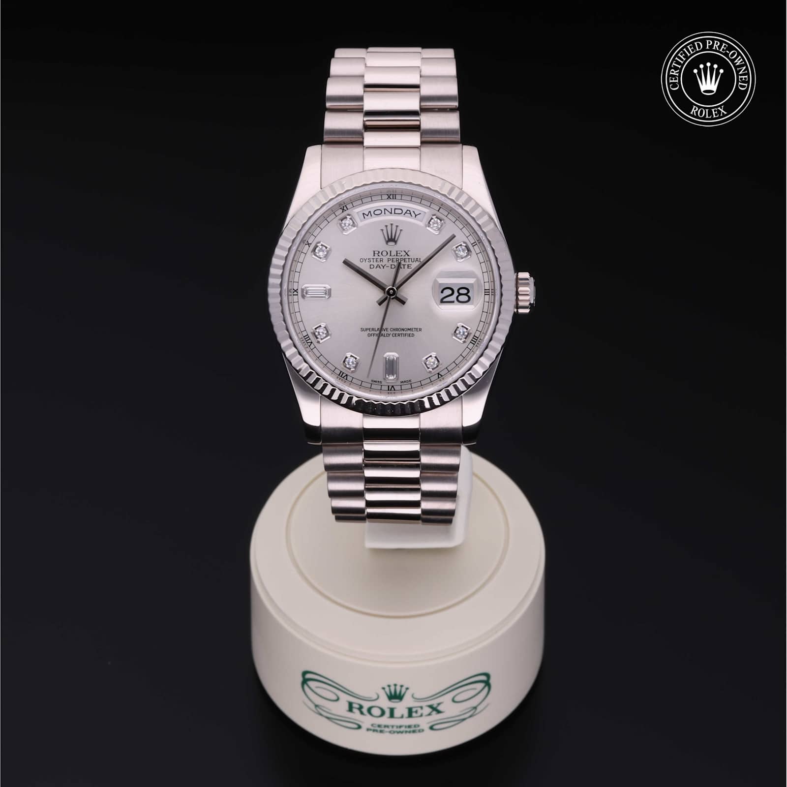 Rolex Day-Date in White Gold, 118239 - Bucherer