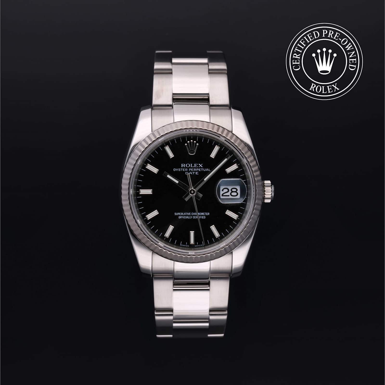 Rolex Date in Stainless steel, 115234 - Bucherer
