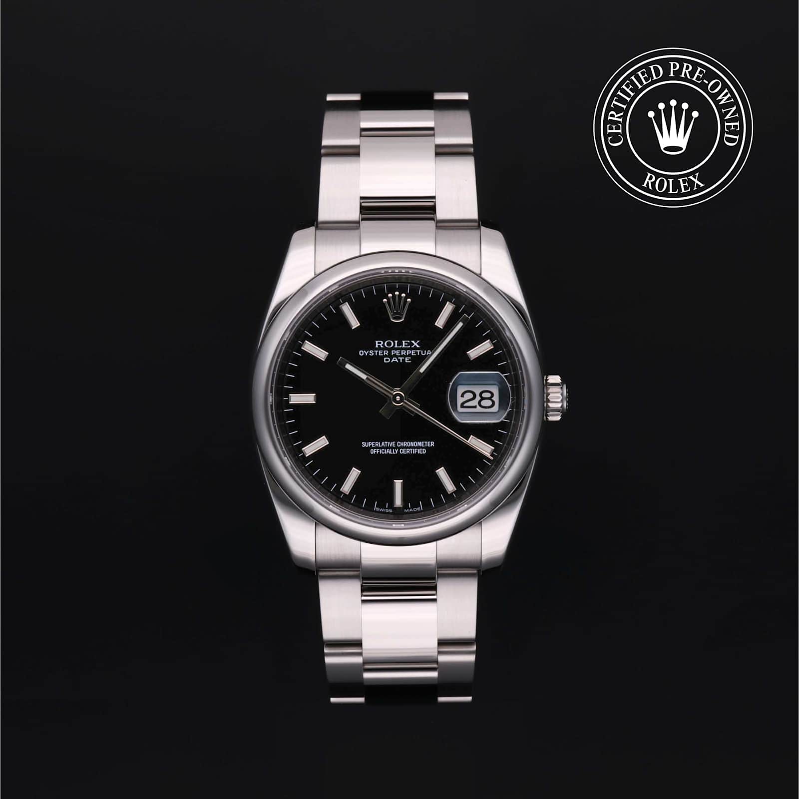 Rolex Date in Stainless steel, 115200 - Bucherer