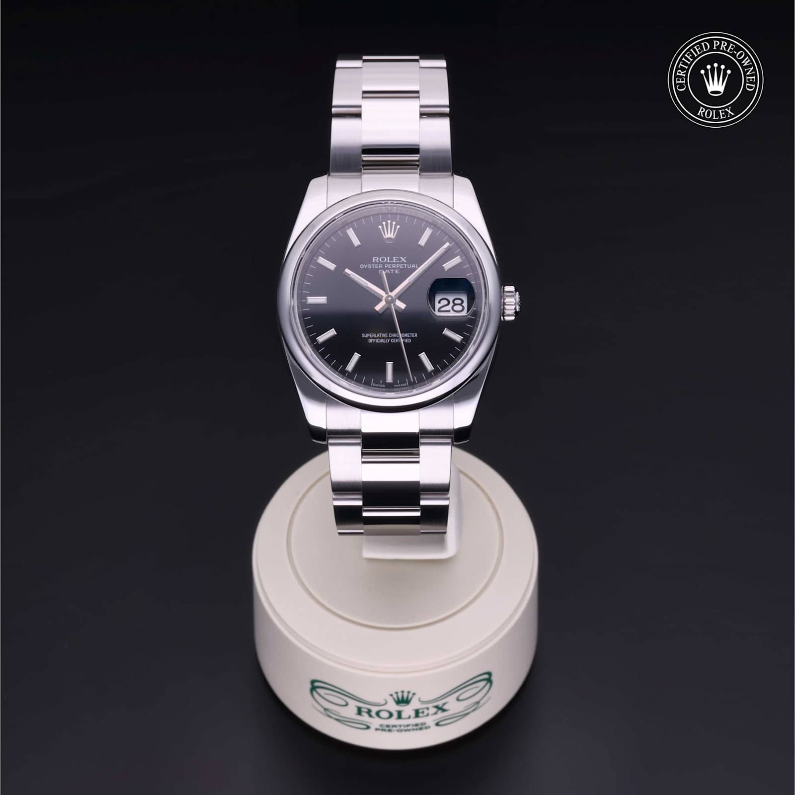Rolex Date in Stainless steel, 115200 - Bucherer