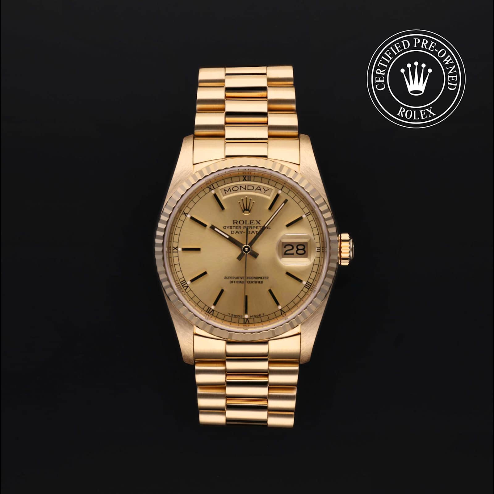 Rolex Day-Date in Yellow gold, 18238 - Bucherer