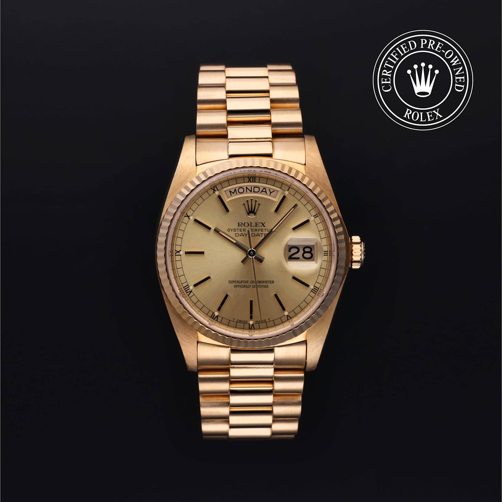 Rolex Day-Date en Or Jaune, 18038 - Bucherer