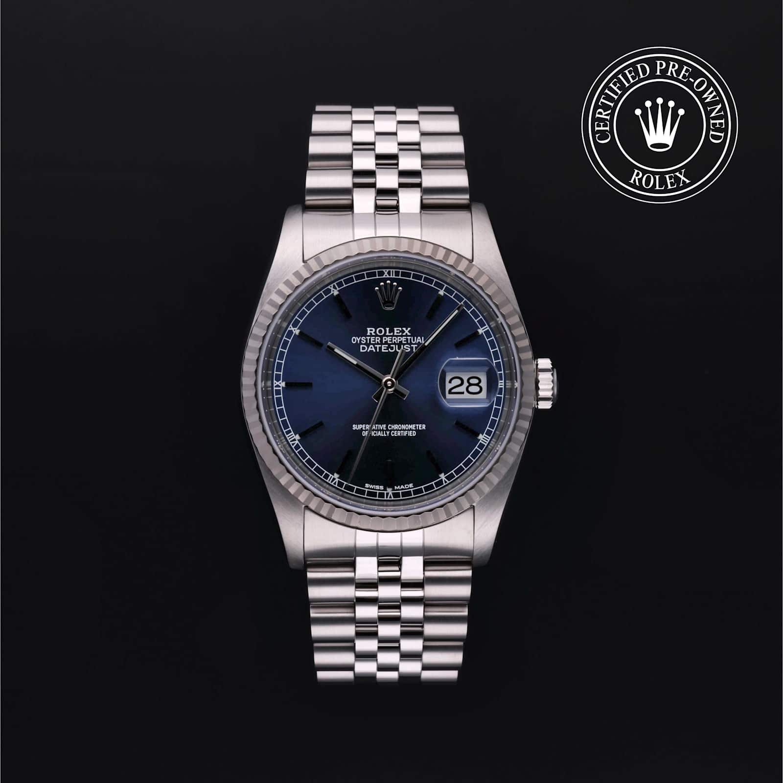 Rolex Datejust in Stainless steel, 16234 - Bucherer