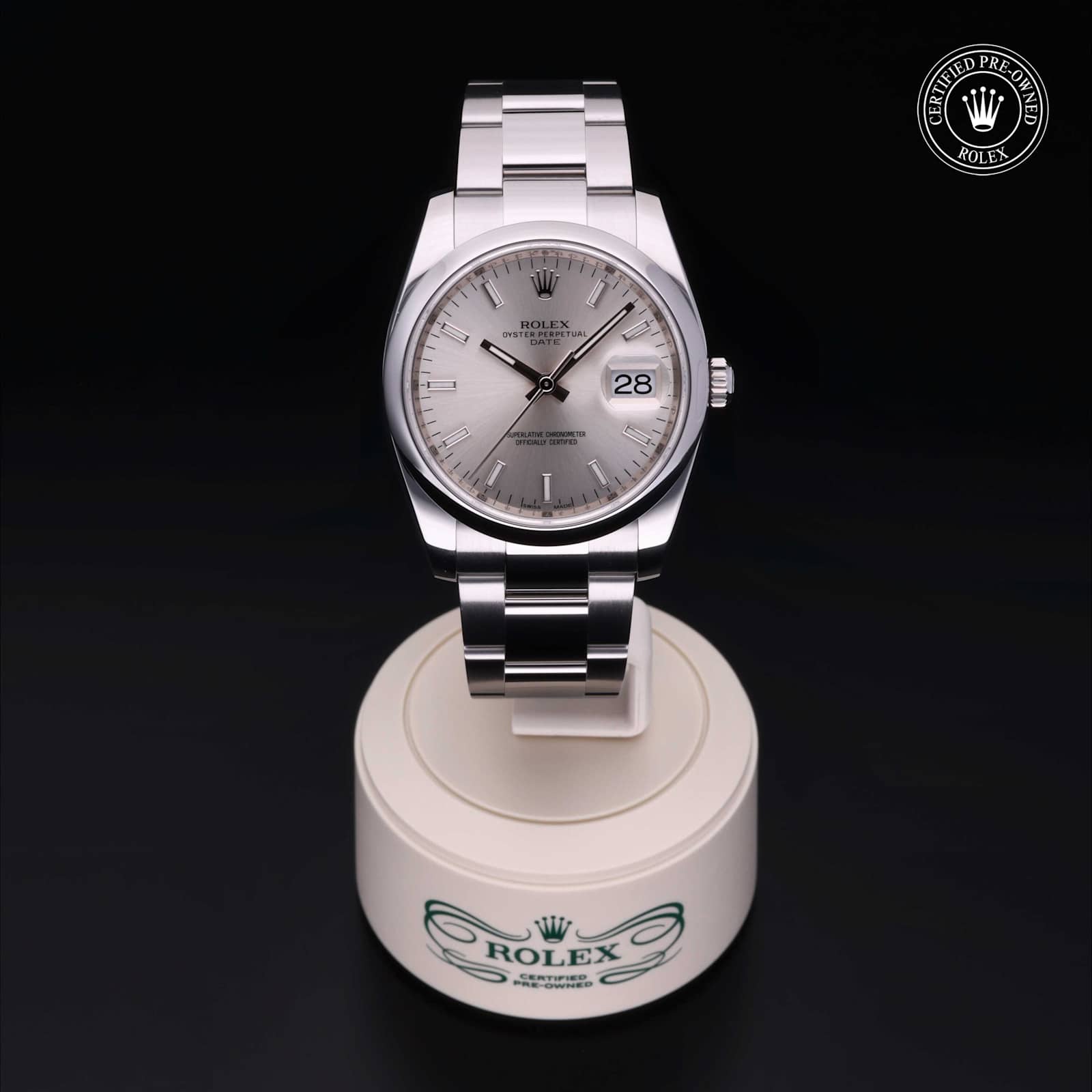 Rolex Date in Stainless steel, 115200 - Bucherer