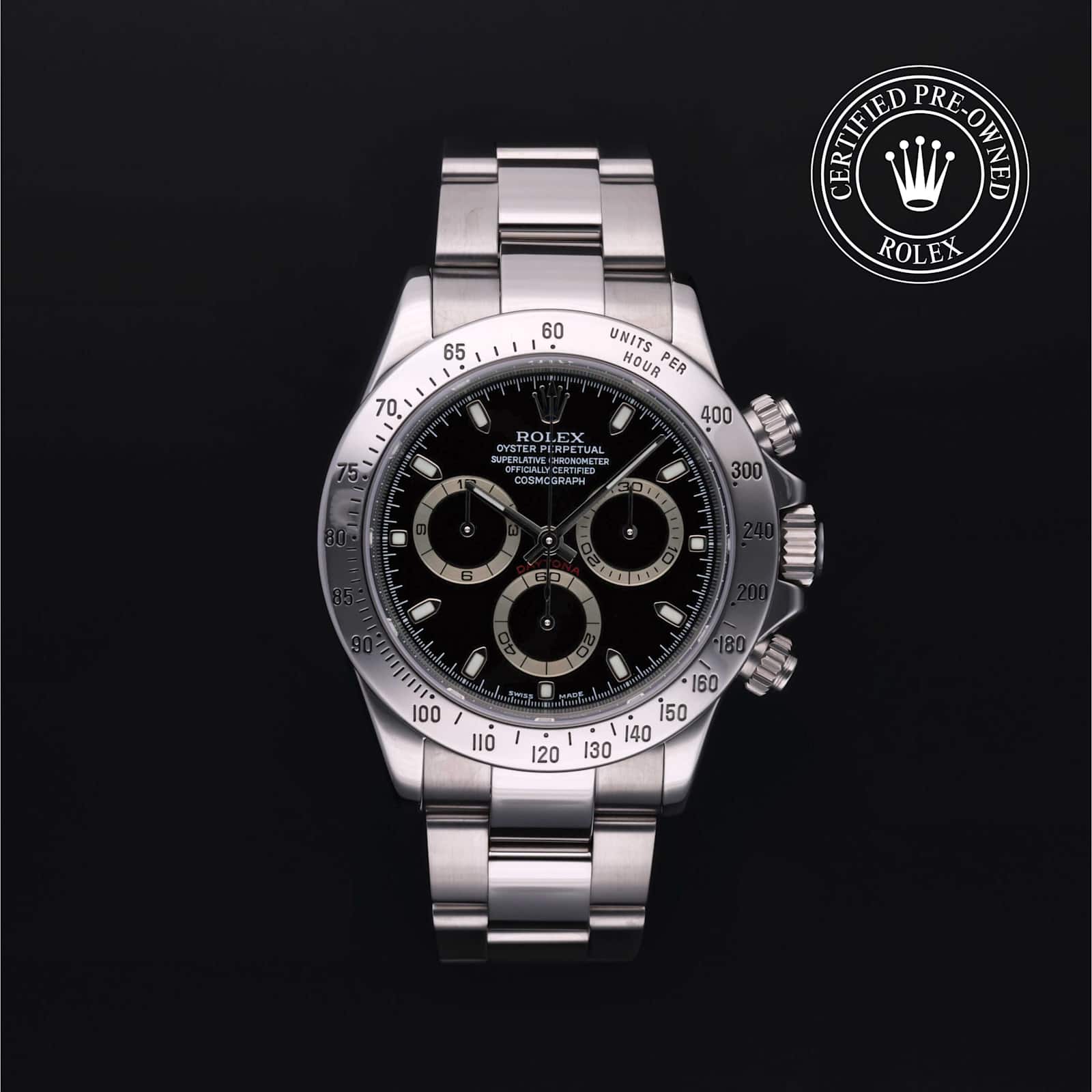 Rolex Cosmograph Daytona in Stainless steel, 116520 - Bucherer