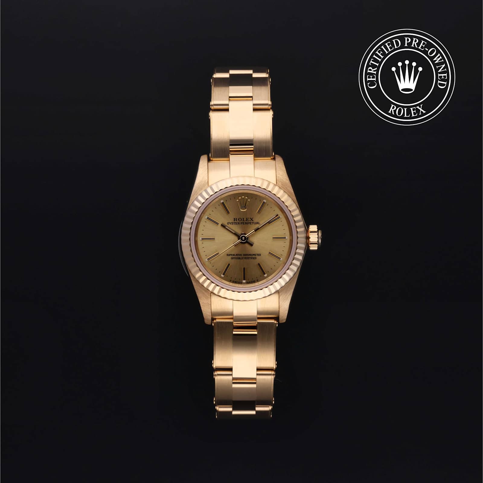 Rolex Oyster Perpetual in Yellow gold, 76198 - Bucherer