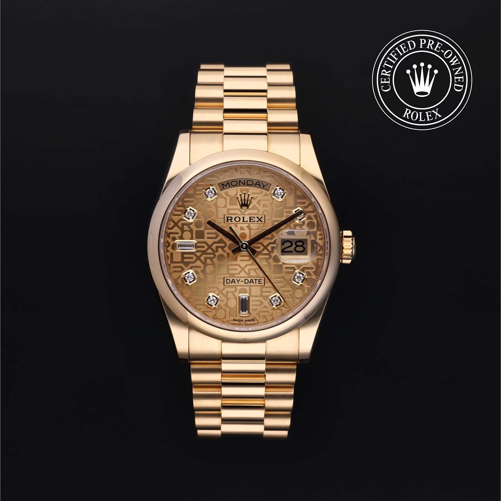 Rolex Day-Date in Yellow gold, 118208 - Bucherer