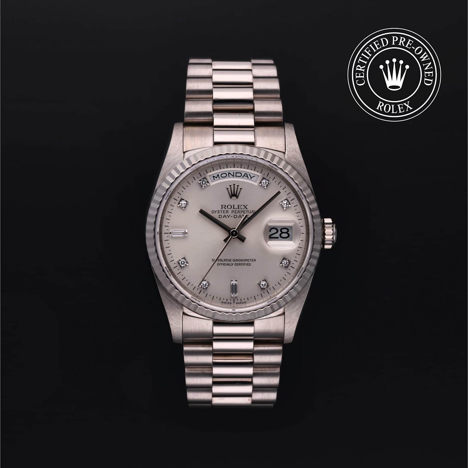 Rolex Day-Date in White gold, 18239 - Bucherer