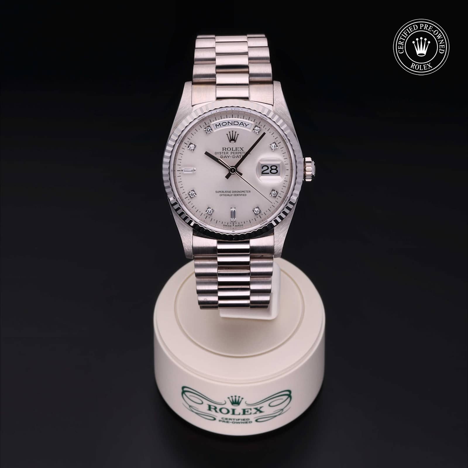 Rolex Day-Date in White gold, 18239 - Bucherer