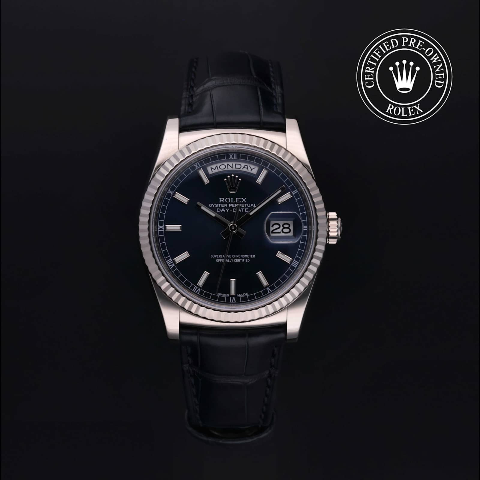 Rolex Day-Date in White gold, 118139 - Bucherer