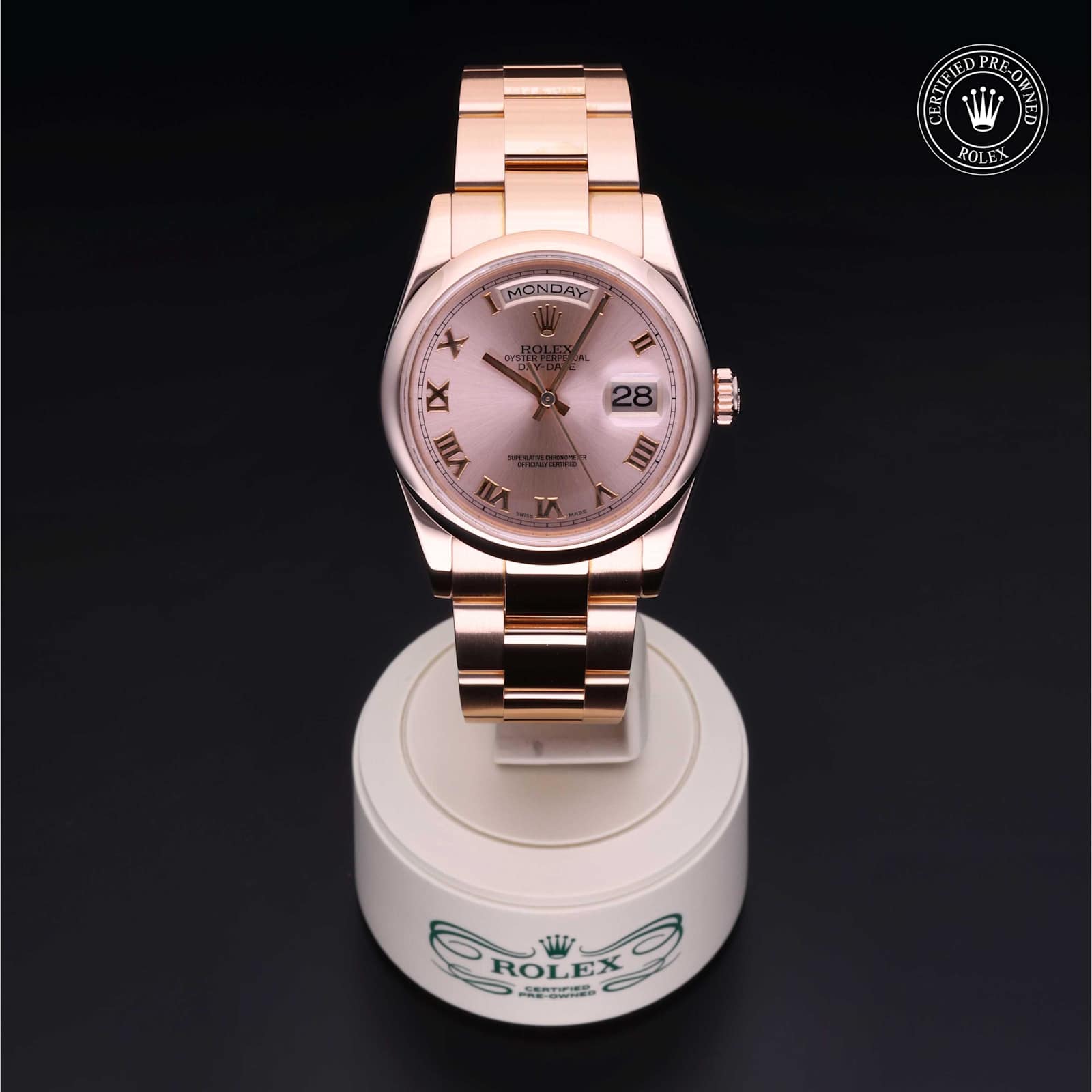 Rolex Day-Date en Or Rose, 118205 - Bucherer