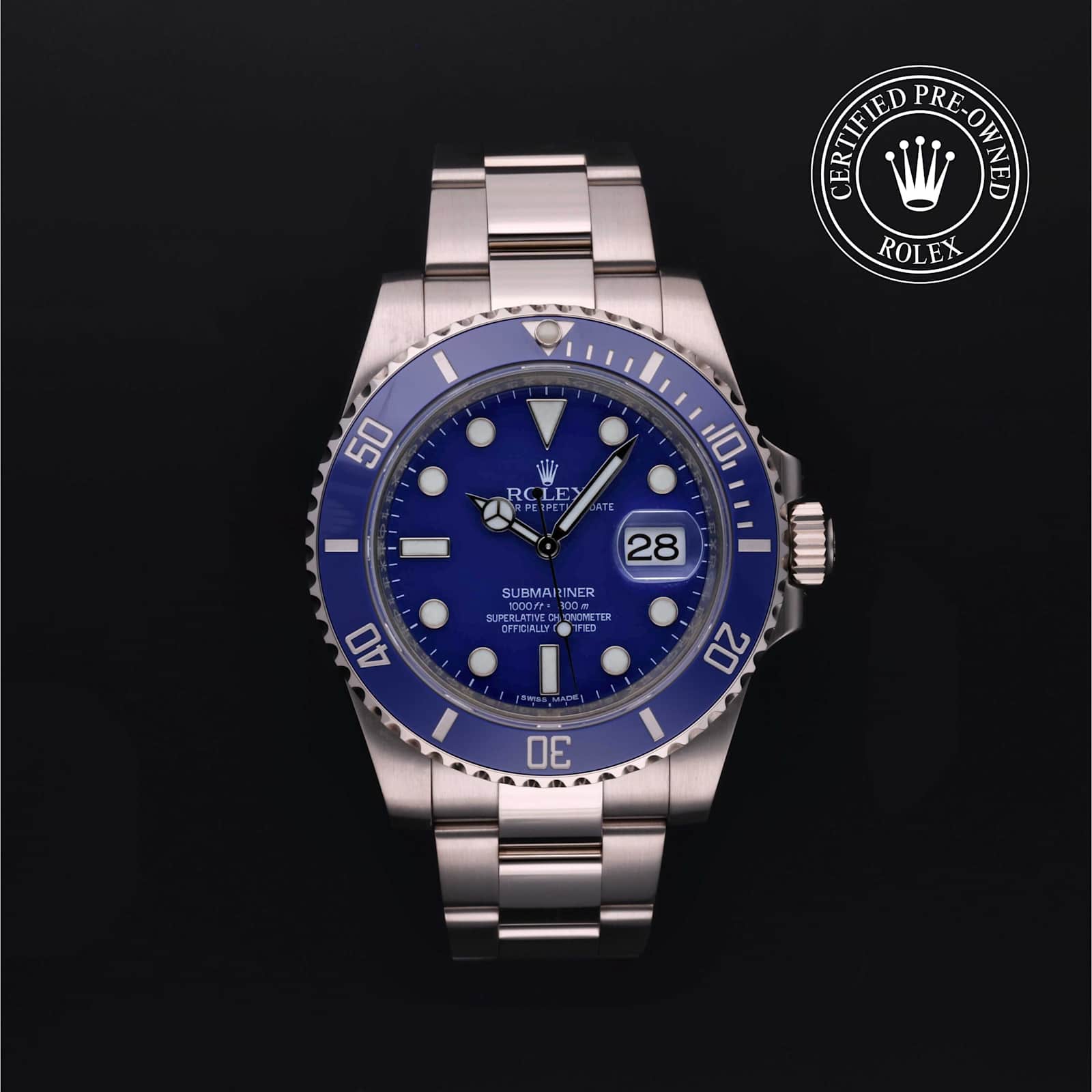 Rolex Submariner Date in White Gold, 116619 - Bucherer