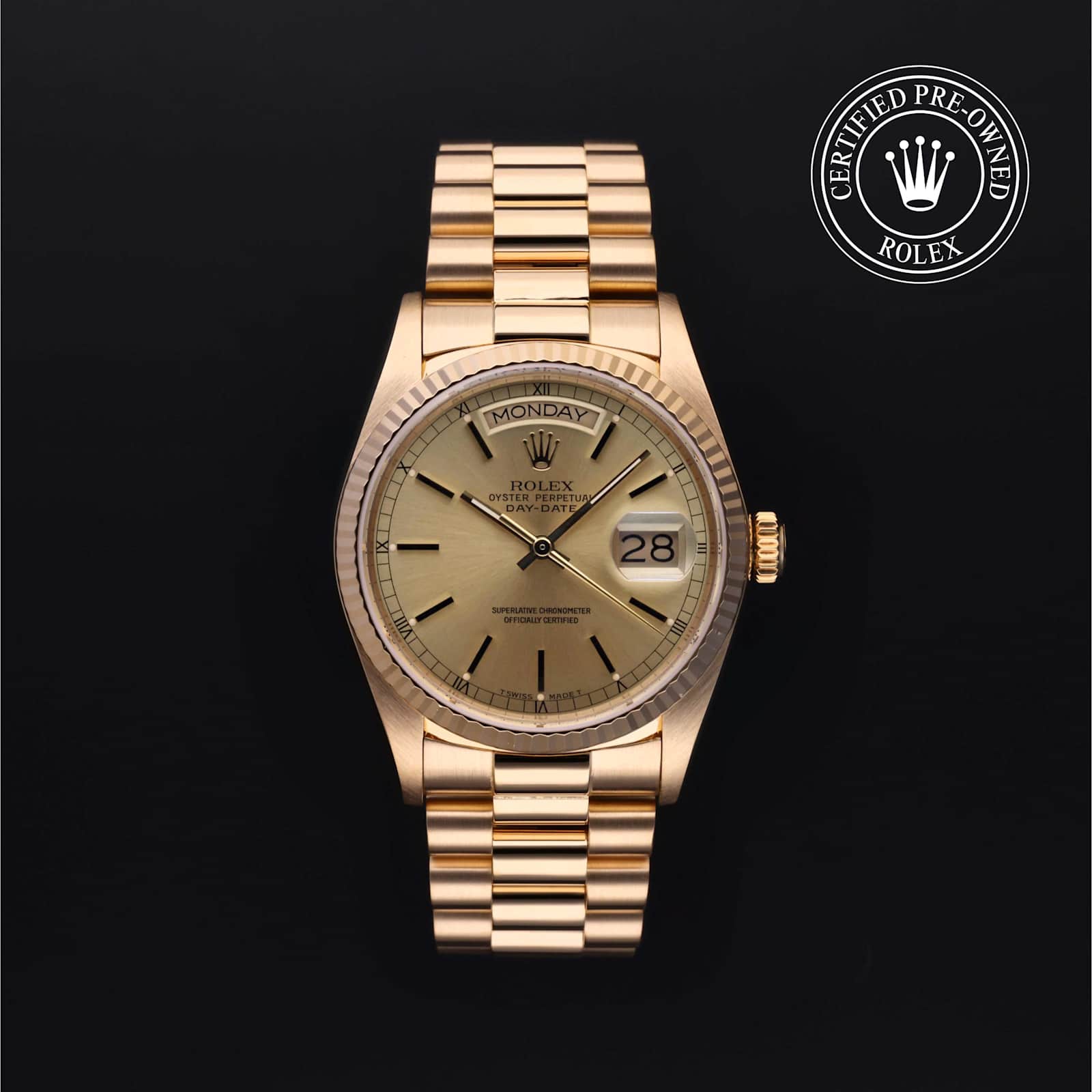Rolex Day-Date in Yellow Gold, 18038 - Bucherer