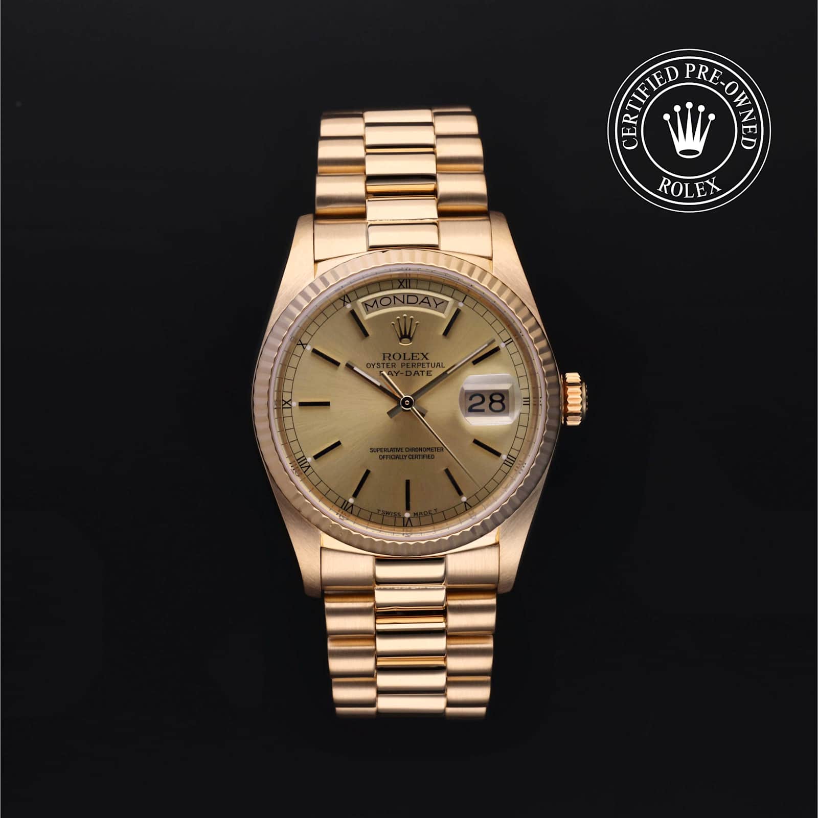 Rolex Day-Date in Yellow Gold, 18038 - Bucherer