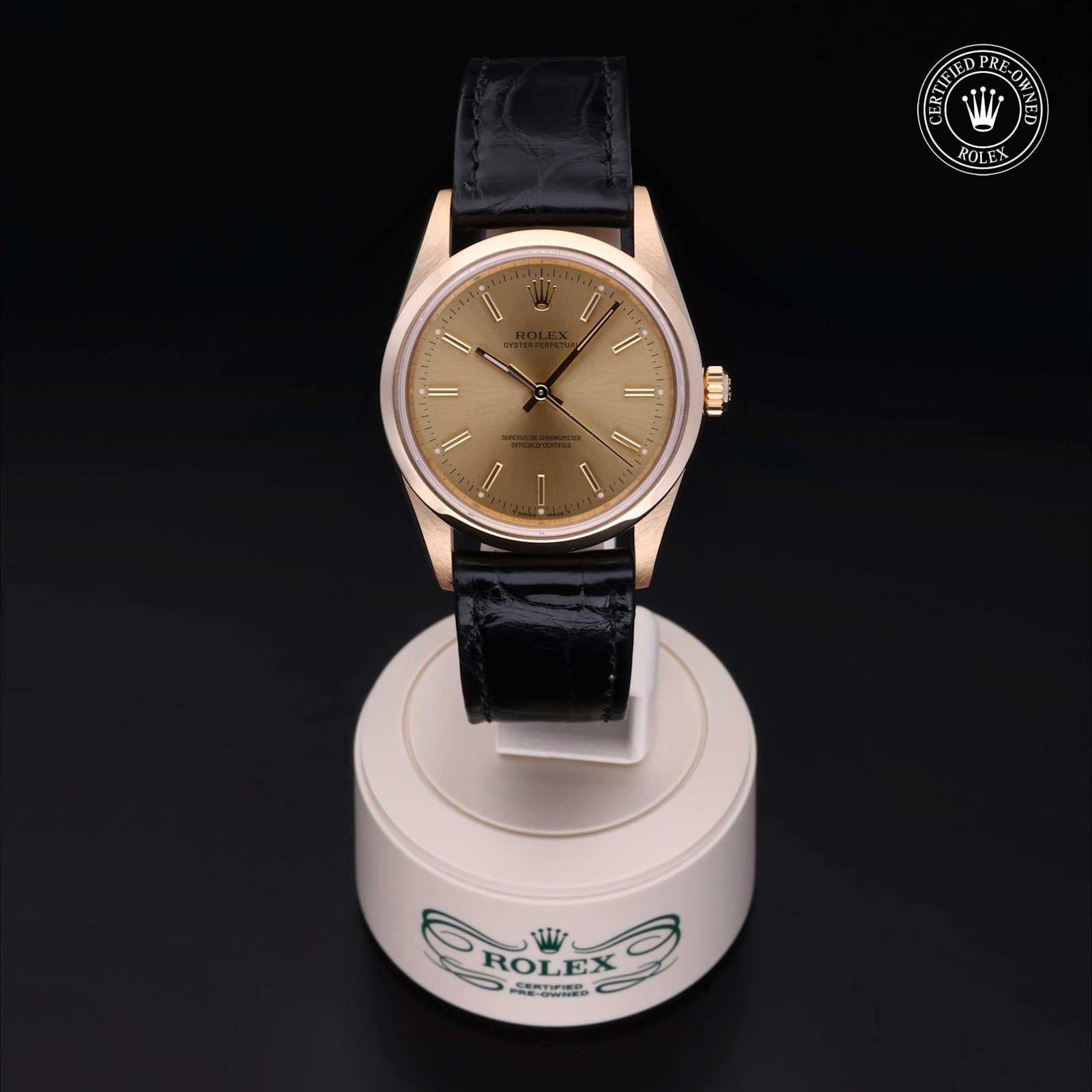 Rolex Oyster Perpetual in Yellow Gold, 14208 - Bucherer