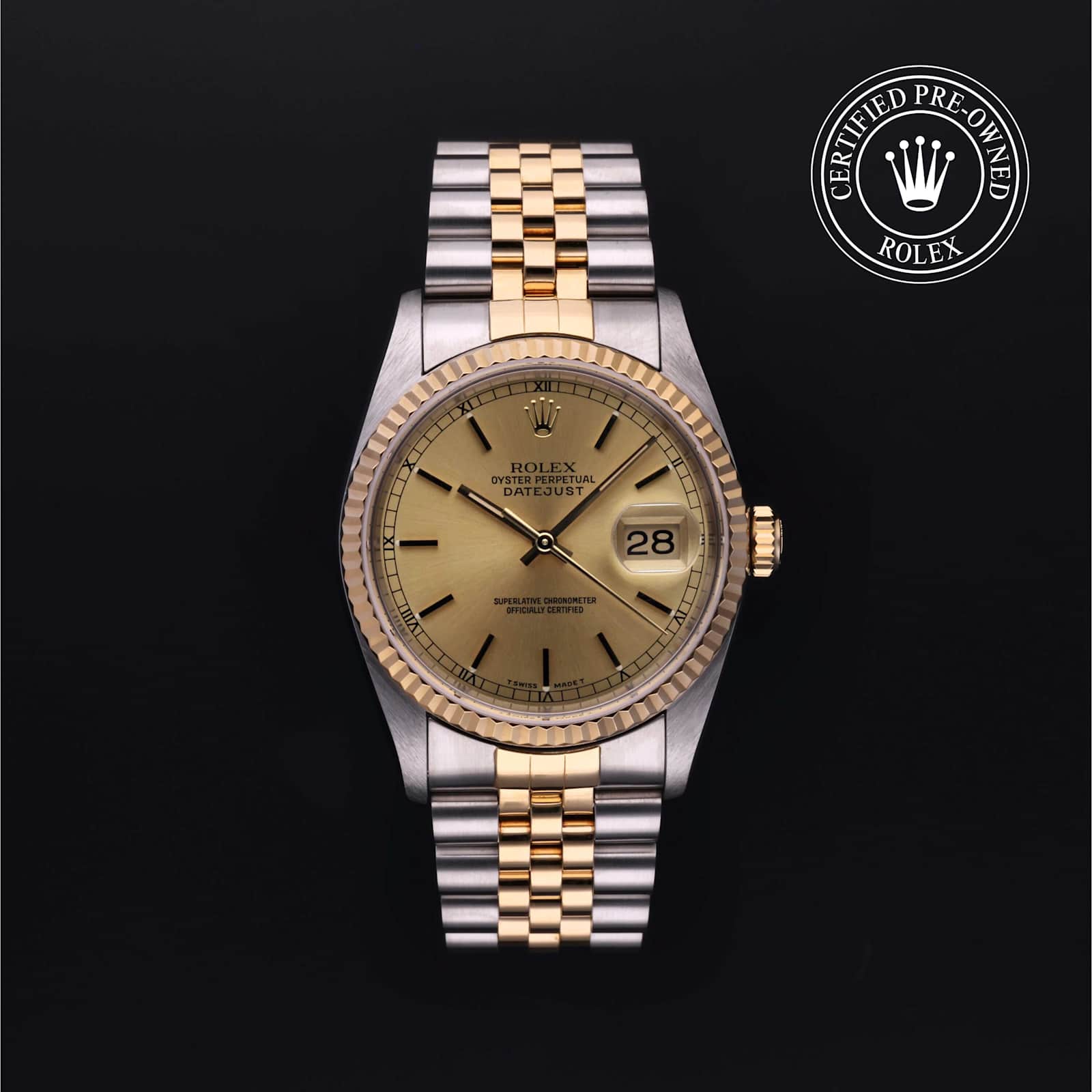 Rolex Datejust in Bicolour, 16233 - Bucherer