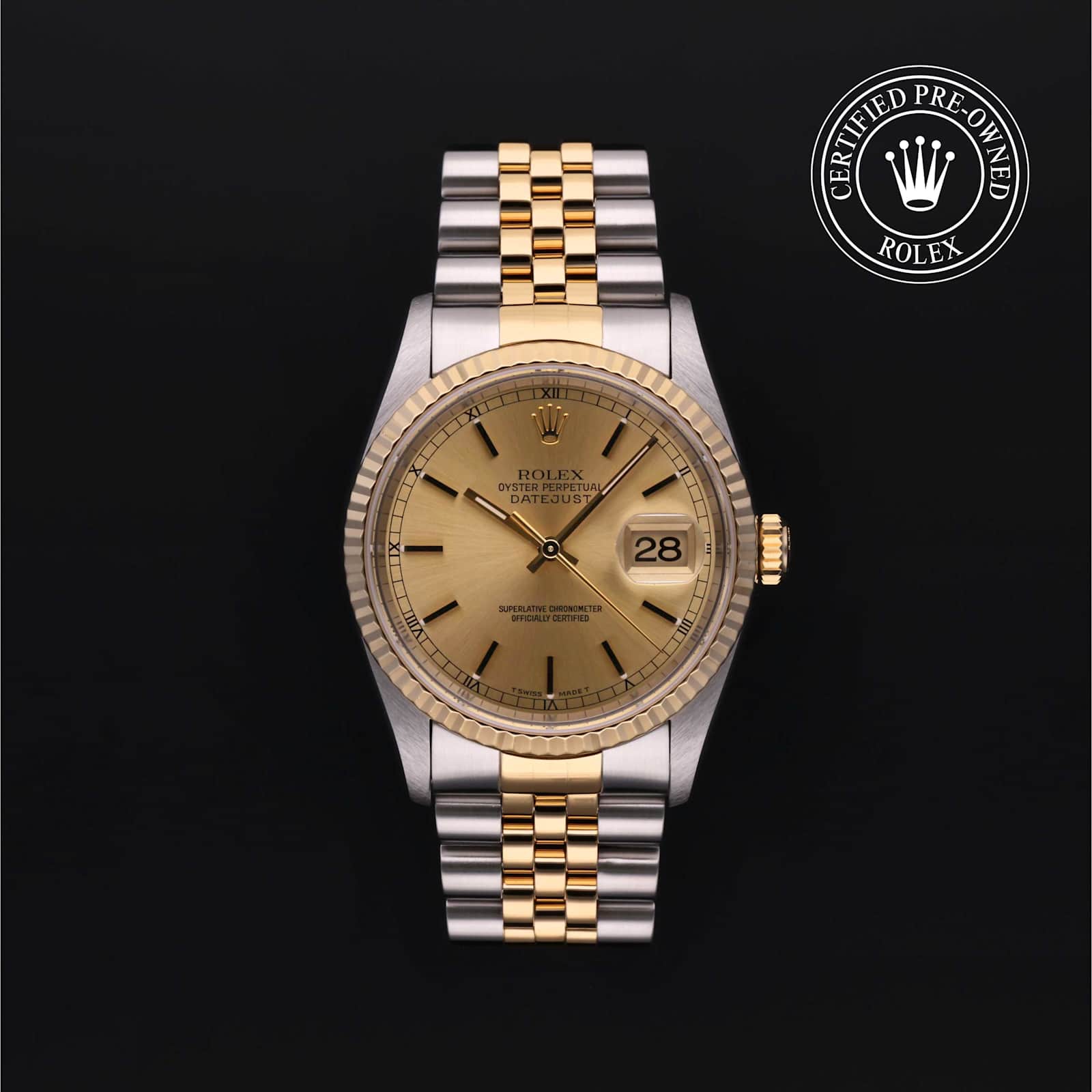 Rolex Datejust in Bicolour, 16233 - Bucherer