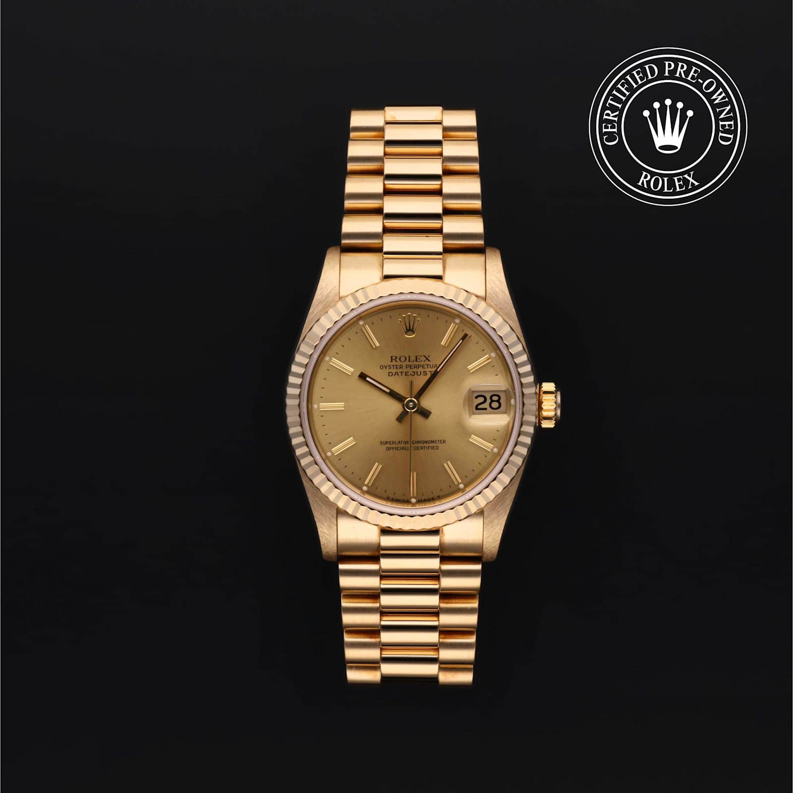 Rolex Datejust en Or Jaune, 68278 - Bucherer