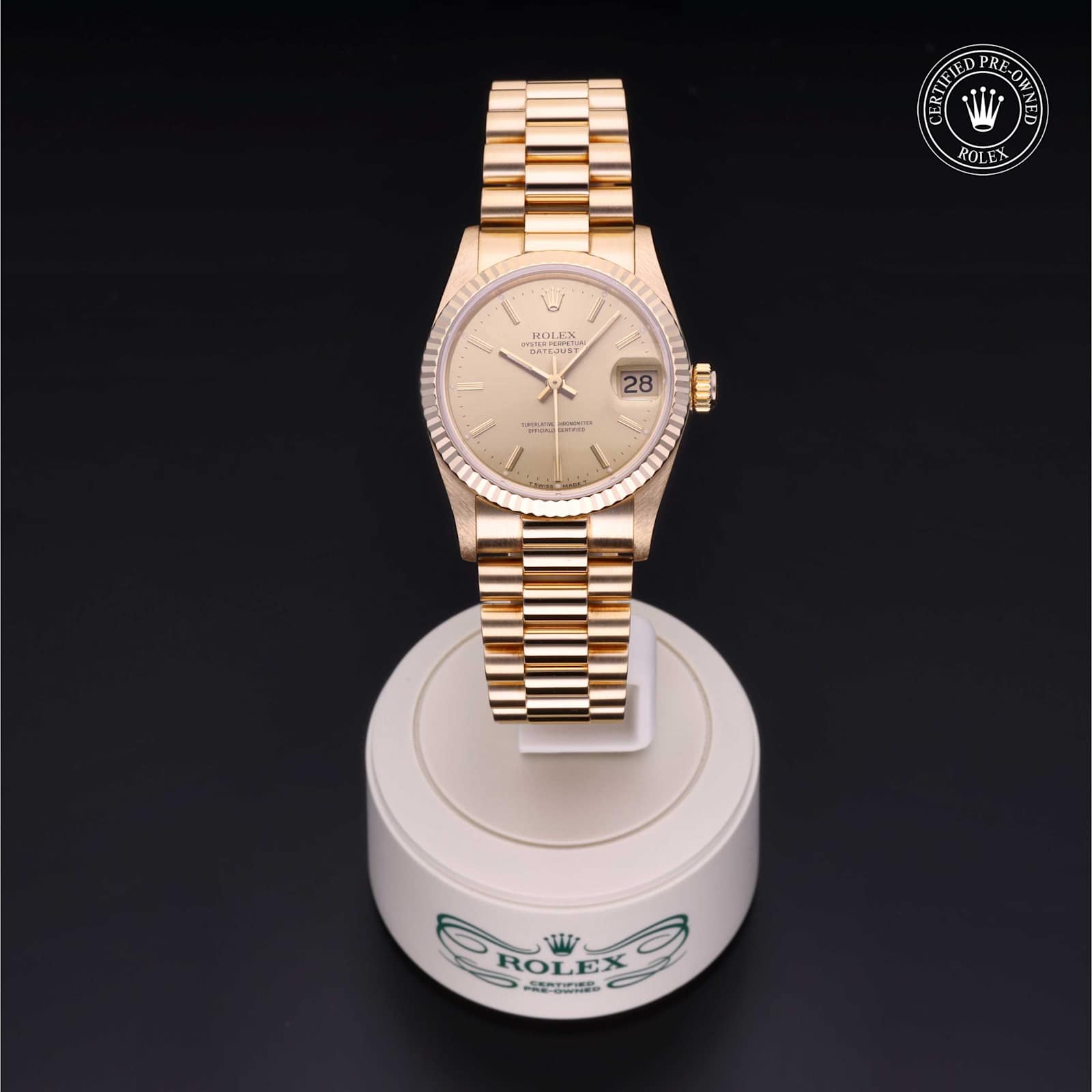Rolex Datejust en Or Jaune, 68278 - Bucherer