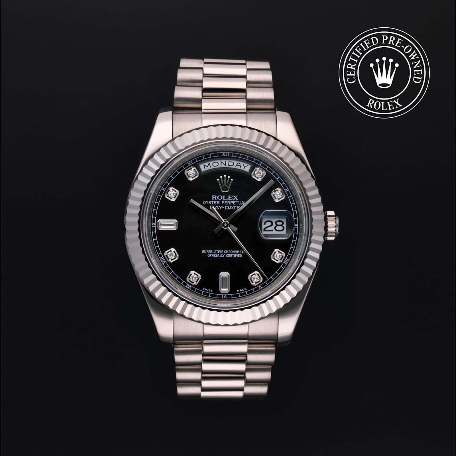 Rolex Day-Date in White Gold, 218239 - Bucherer