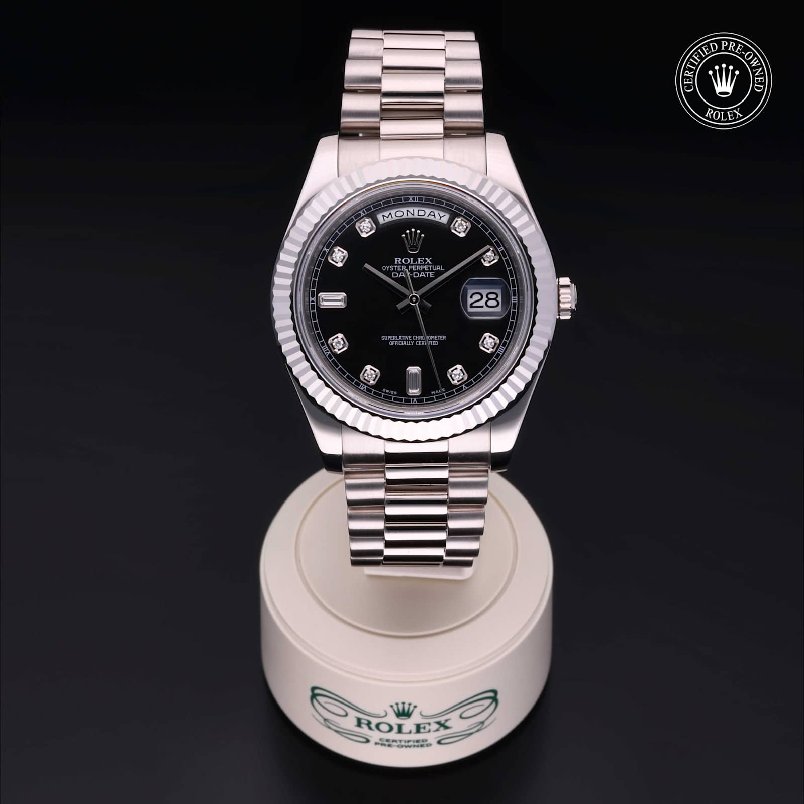 Rolex Day-Date in White Gold, 218239 - Bucherer