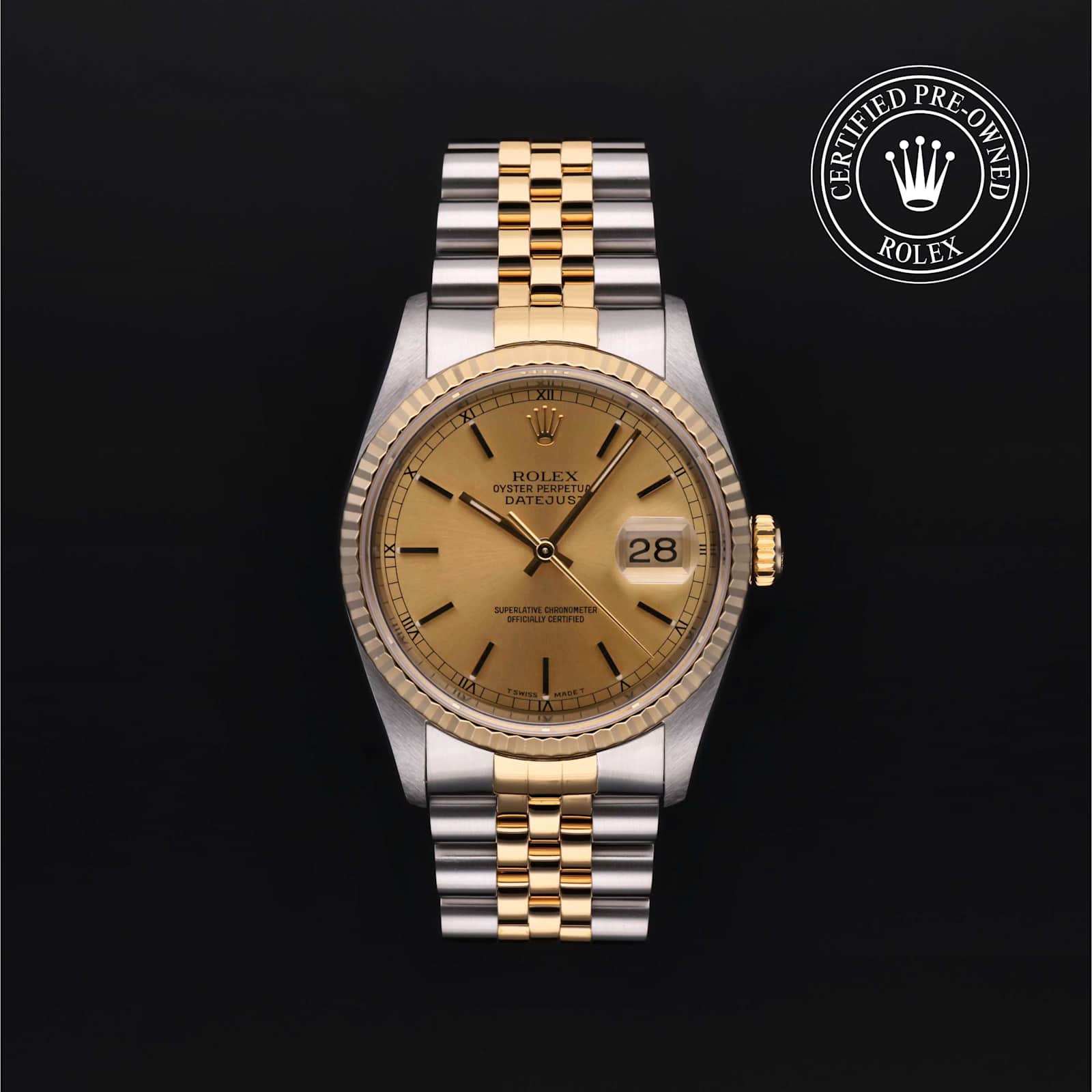 Rolex Datejust in Bicolour, 16233 - Bucherer