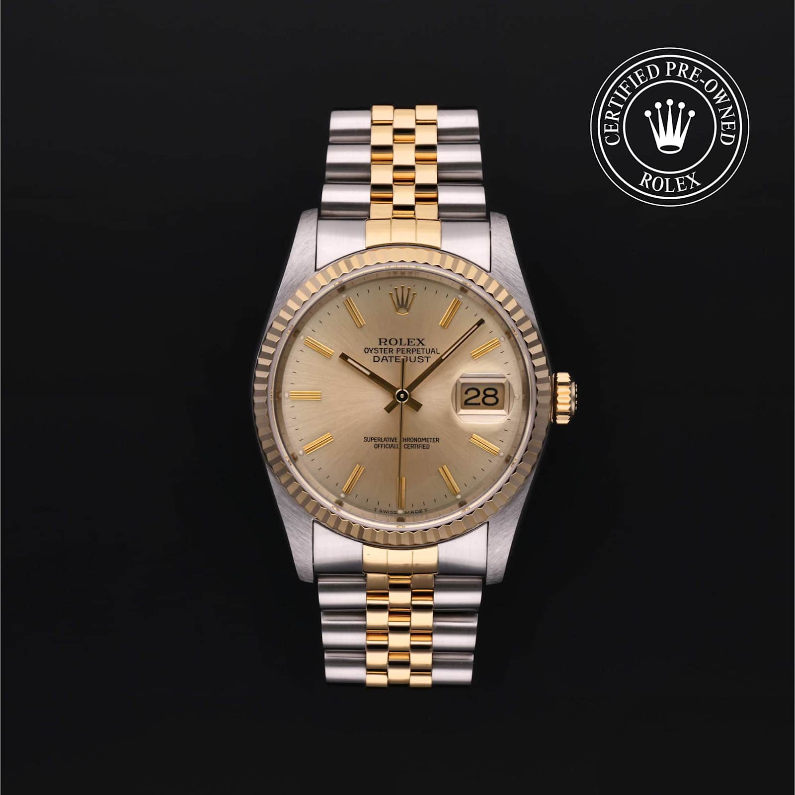 Rolex Datejust in Bicolour, 16233 - Bucherer