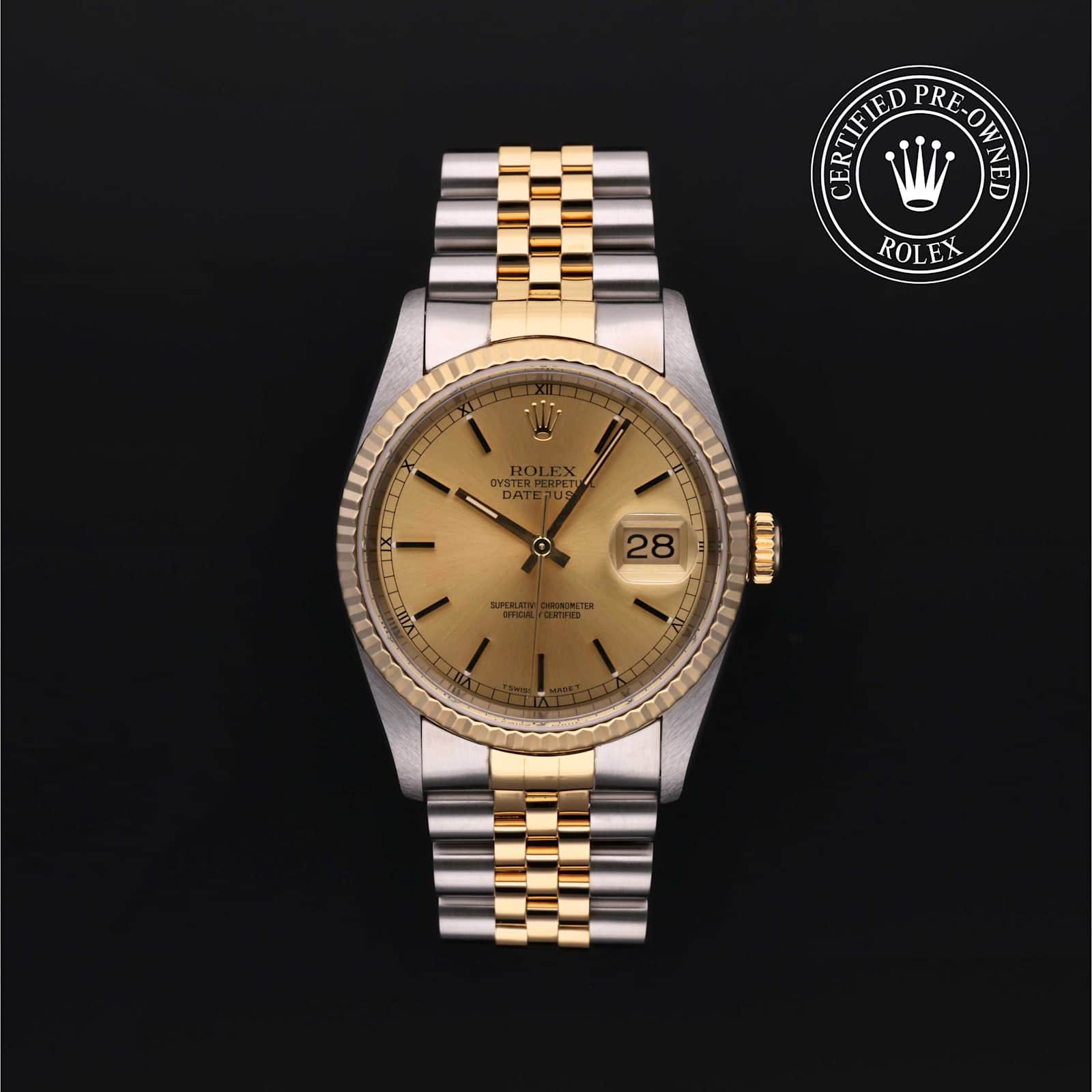 Rolex Datejust in Bicolour, 16233 - Bucherer