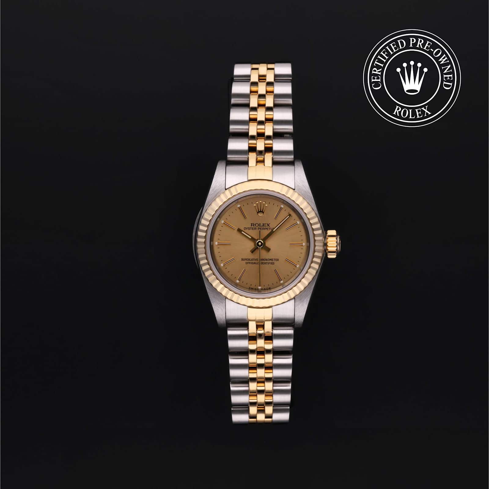 Rolex Oyster Perpetual in Bicolour, 76193 - Bucherer